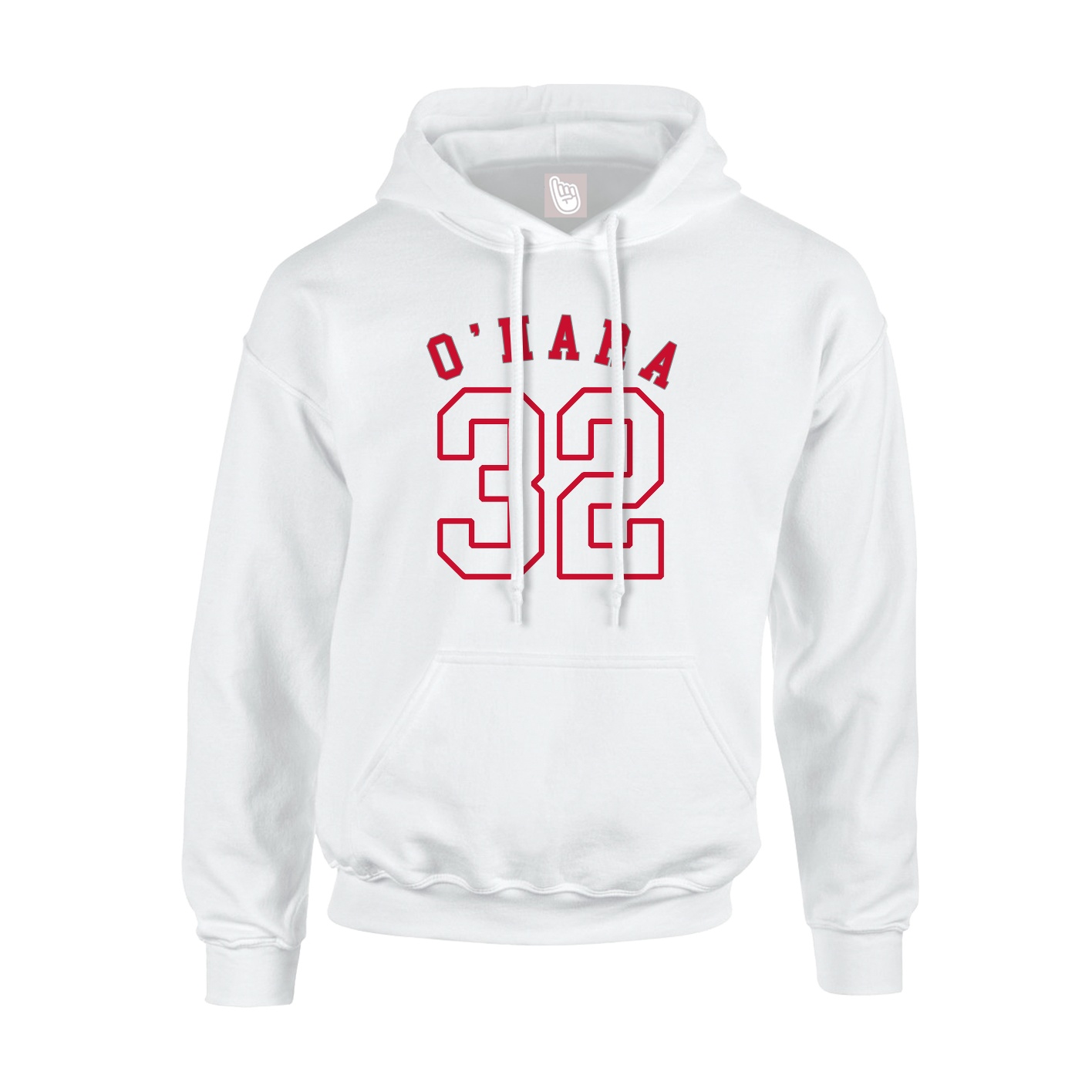Hoodie — Shirsey Arch in White