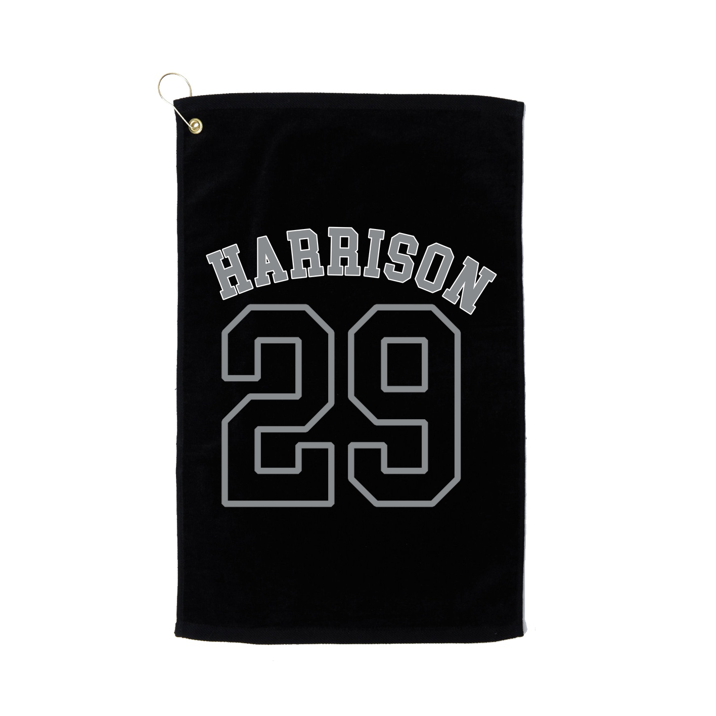 Golf Towel — Shirsey Arch in Black