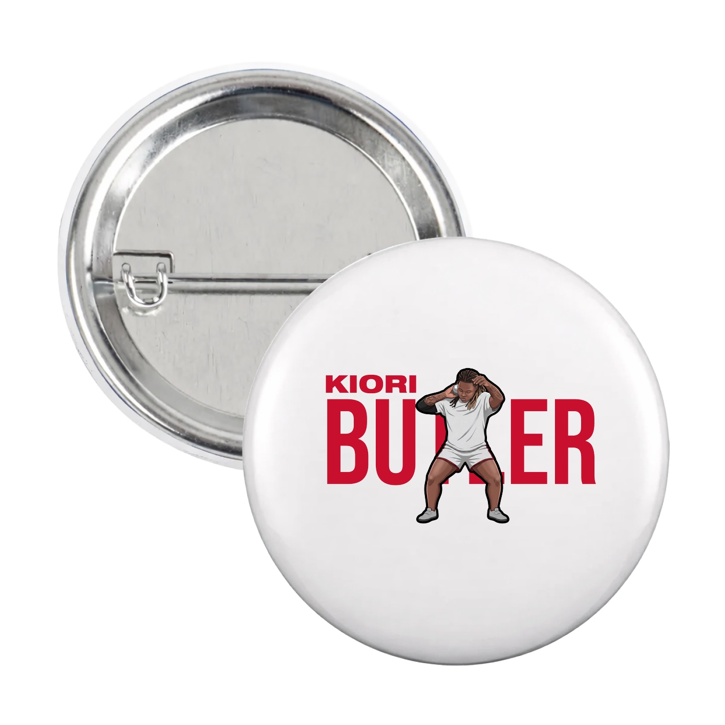 Game Day Button — Player Name in White