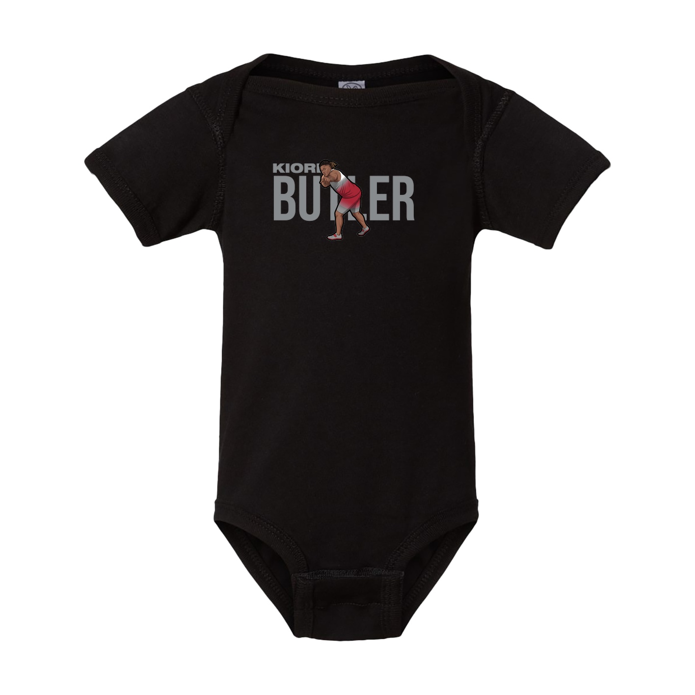 Baby Onesie — Player Name in Black