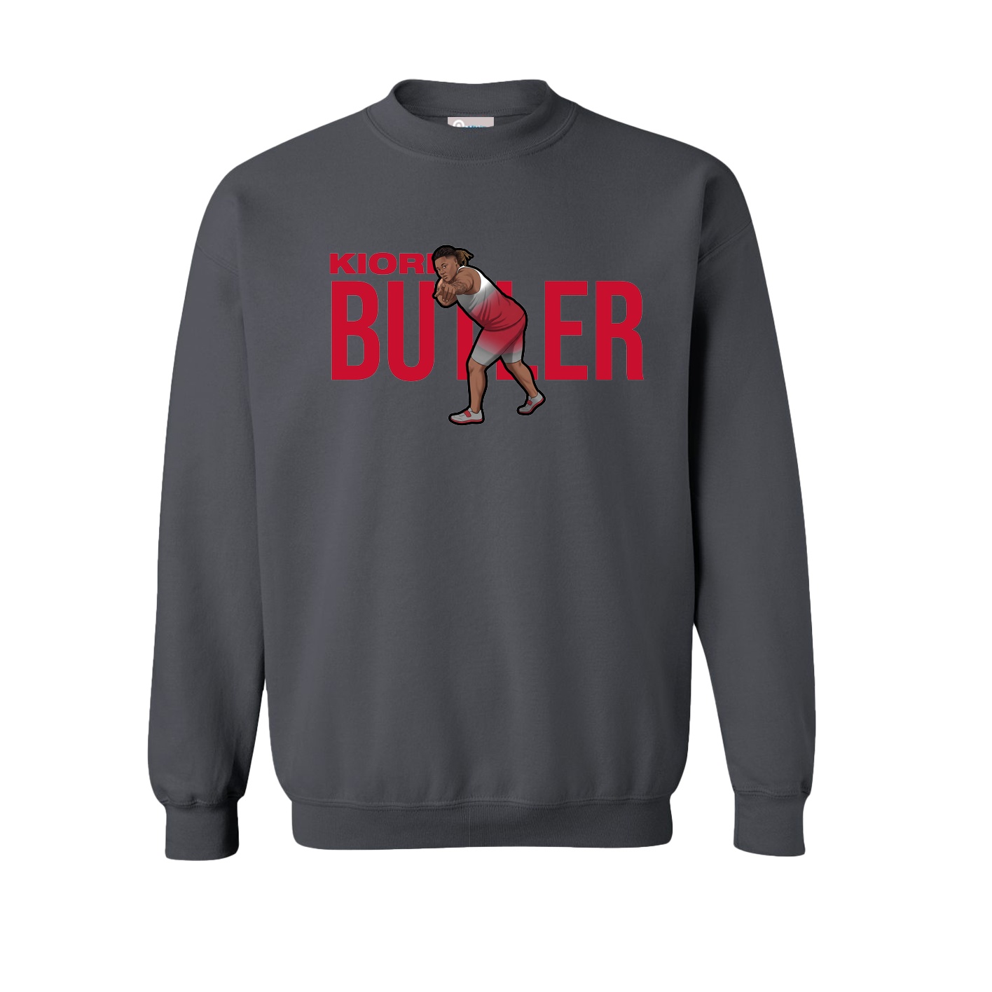 Fleece Crew — Player Name in Grey
