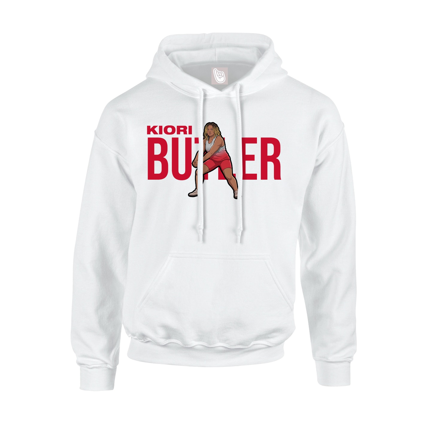 Youth Hoodie — Player Name in White