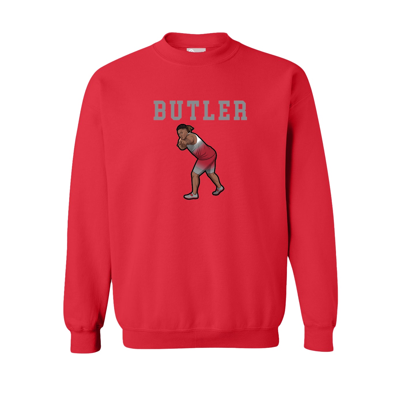 Fleece Crew — Shirsey in Red