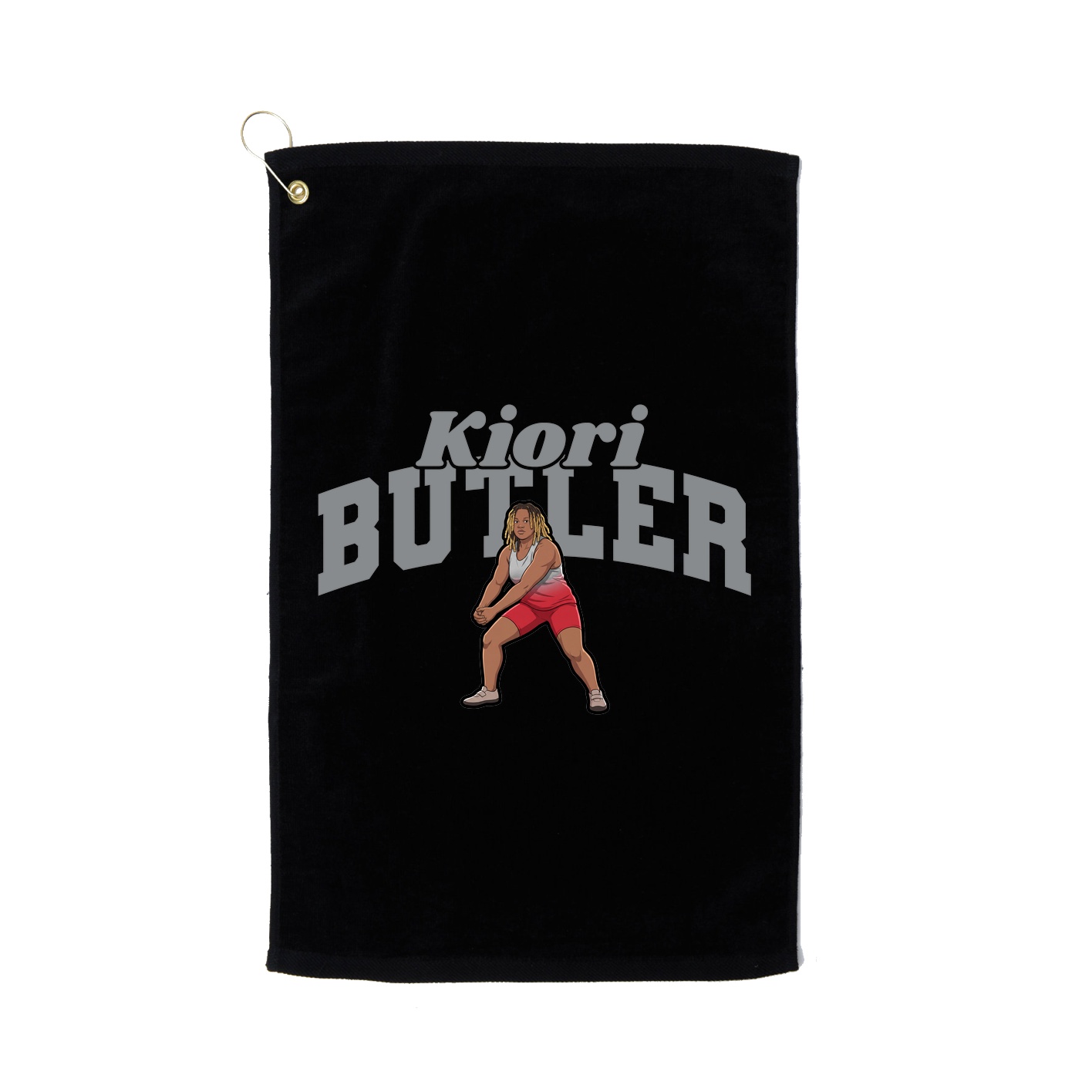 Golf Towel — Signature Arch in Black
