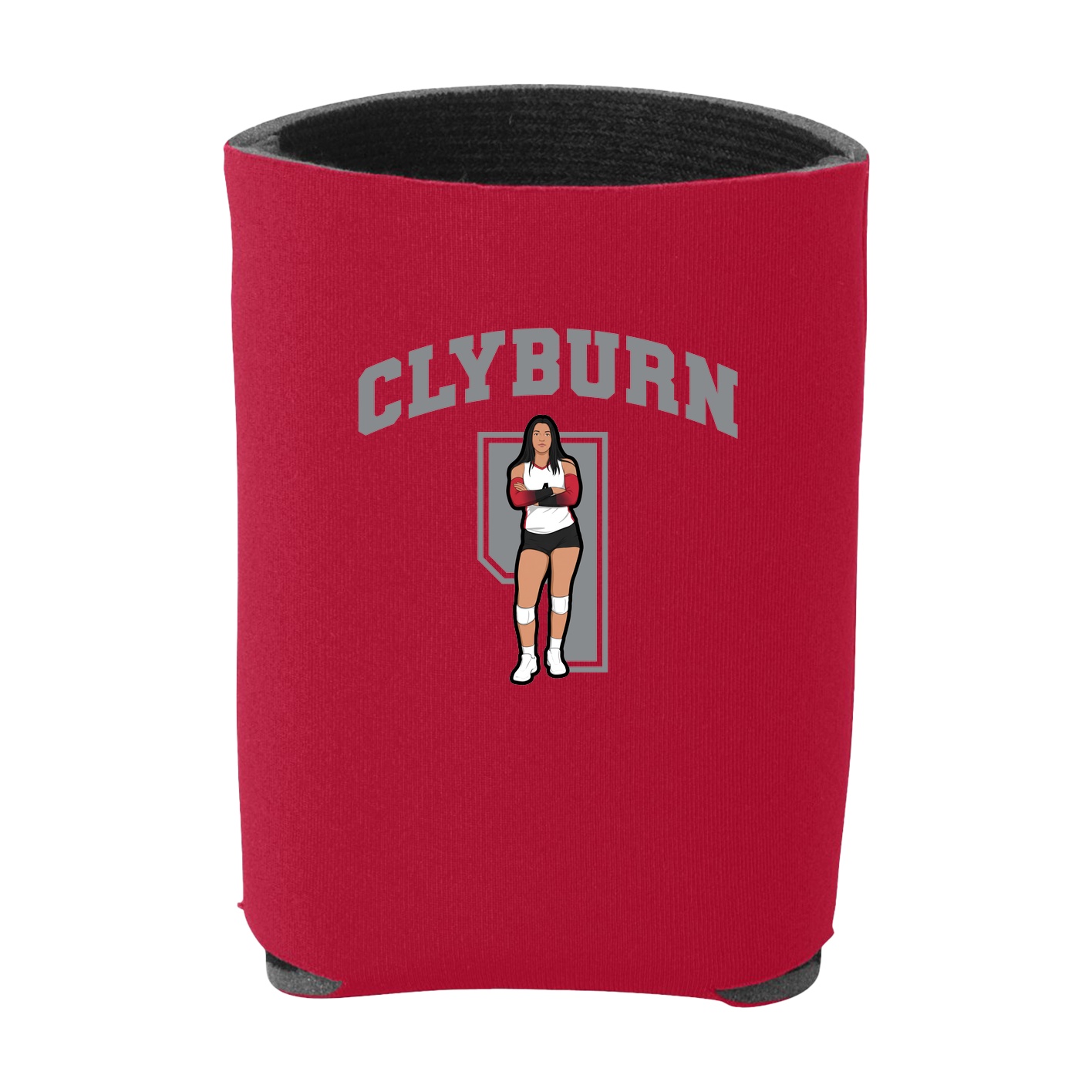 Can Holder — Number in Red