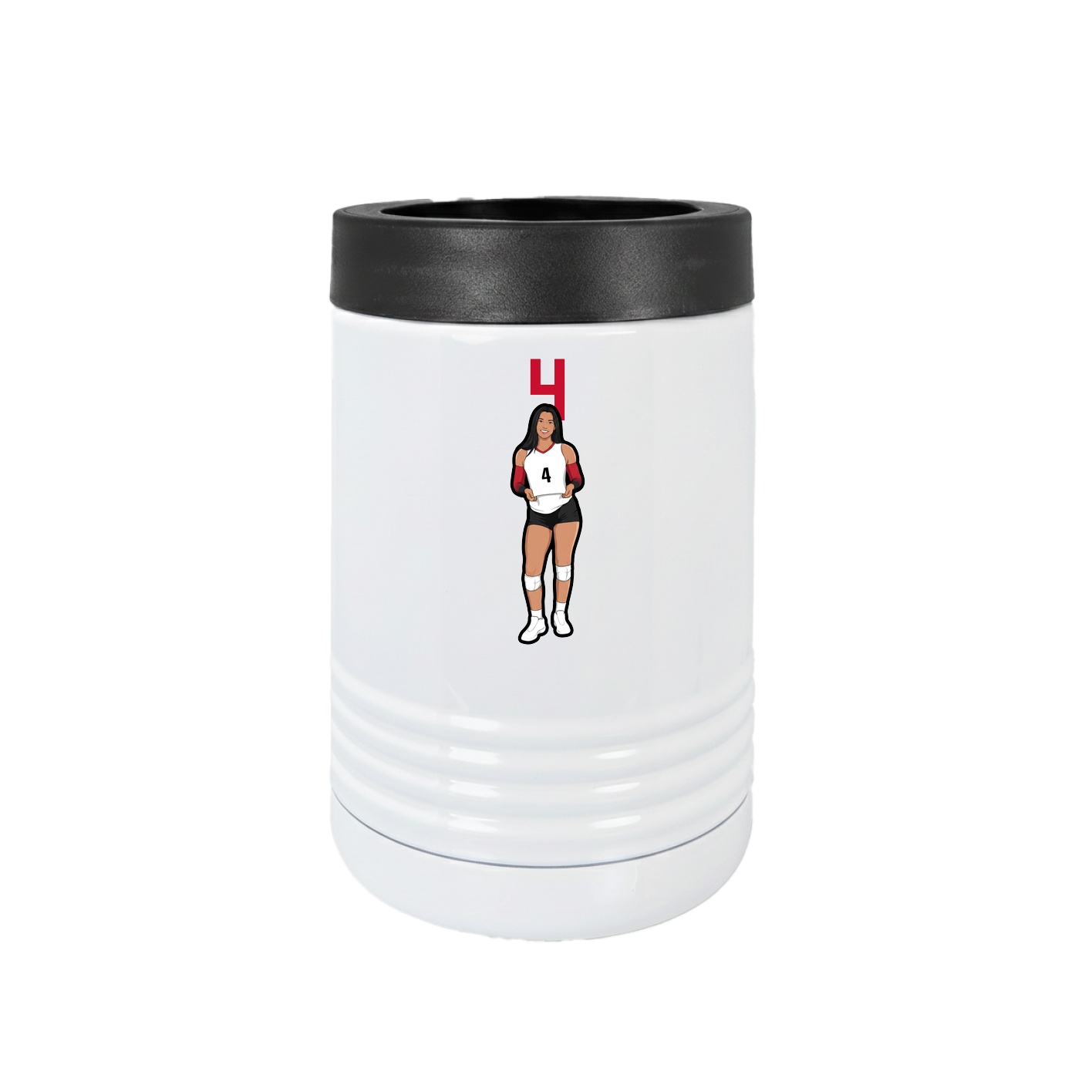 Beverage Holder — Number Top in White