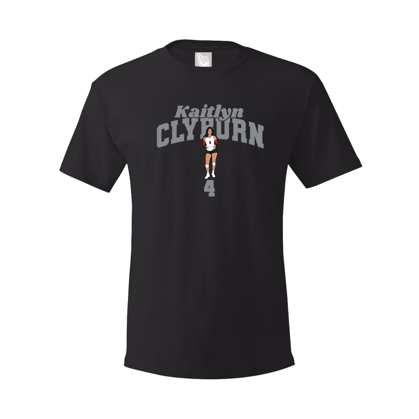 Youth Tee — Signature Arch in Black