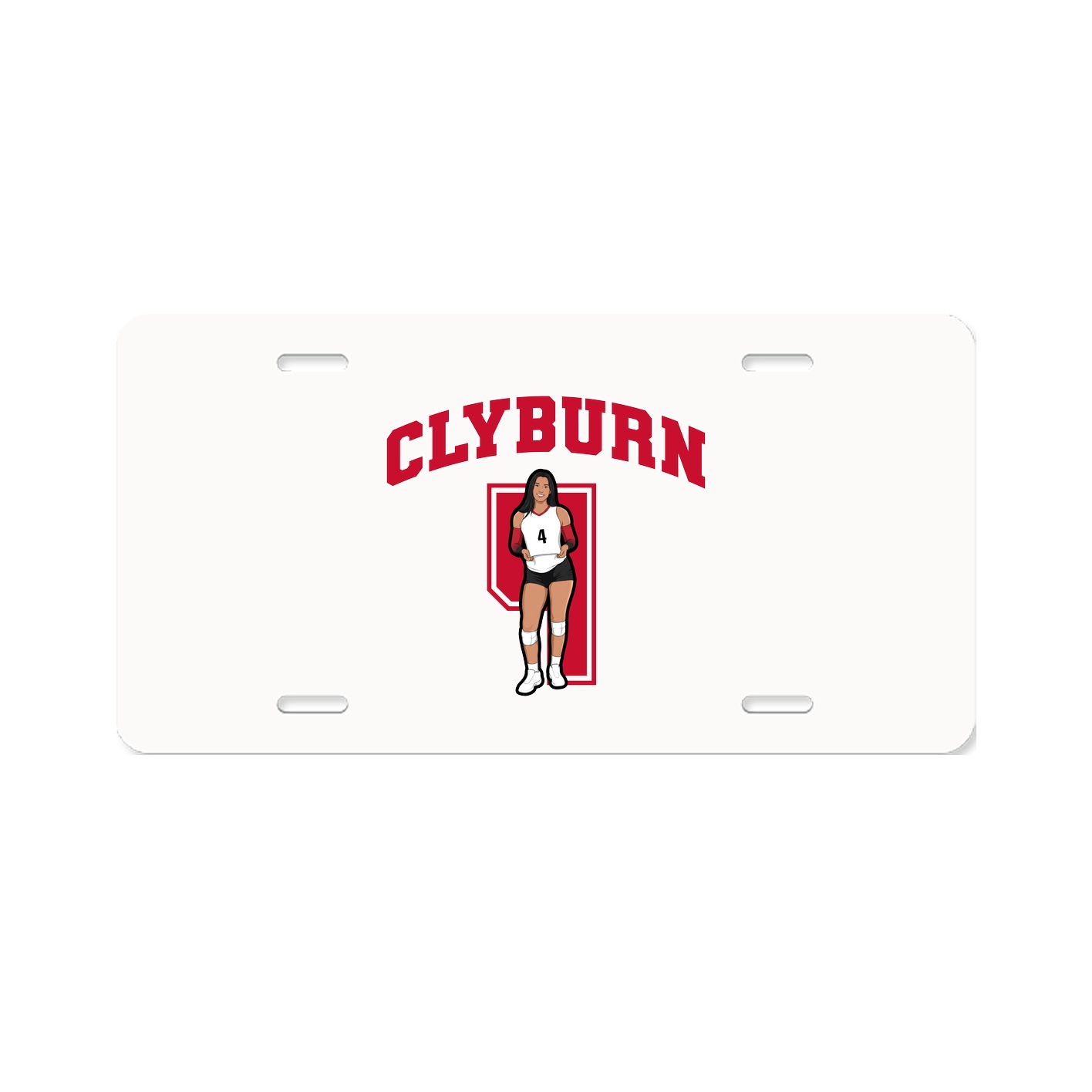 License Plate — Number in Classic