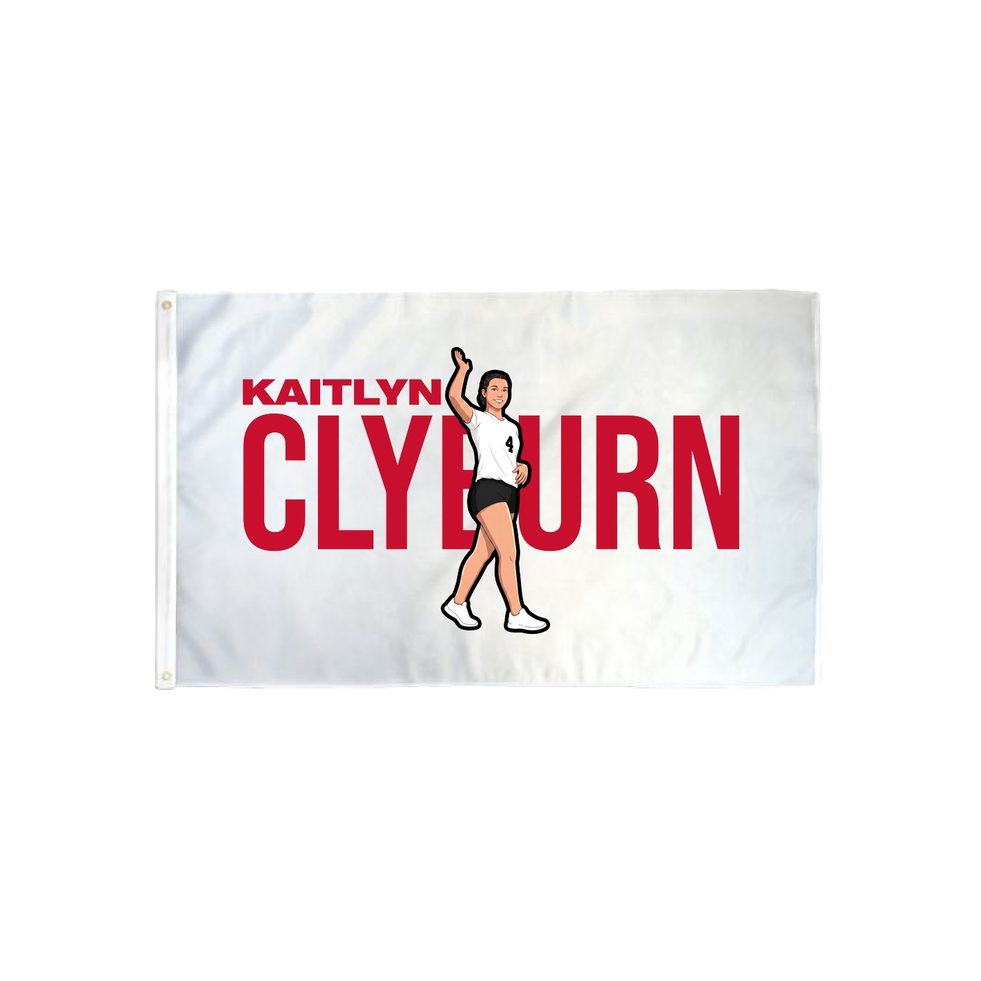 3x5 Flag — Player Name in Classic