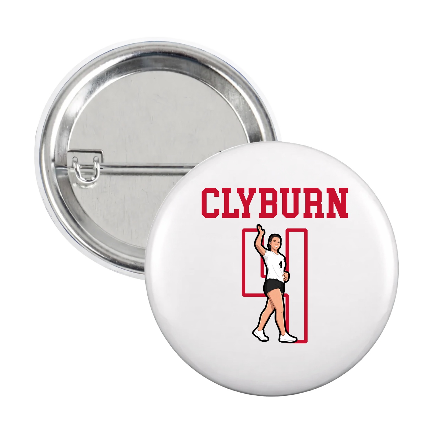 Game Day Button — Shirsey in White