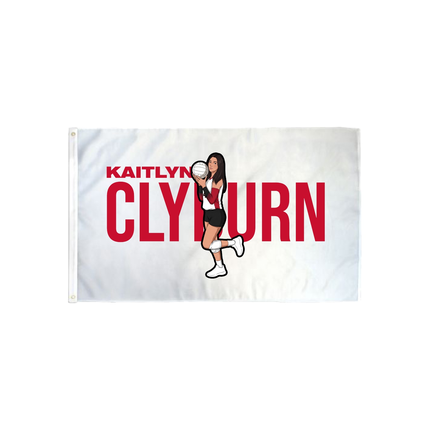 3x5 Flag — Player Name in Classic