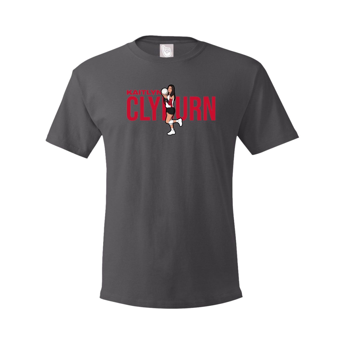 Tee — Player Name in Grey