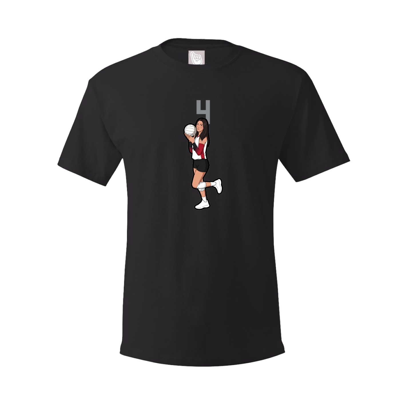 Tee — Number Top in Black