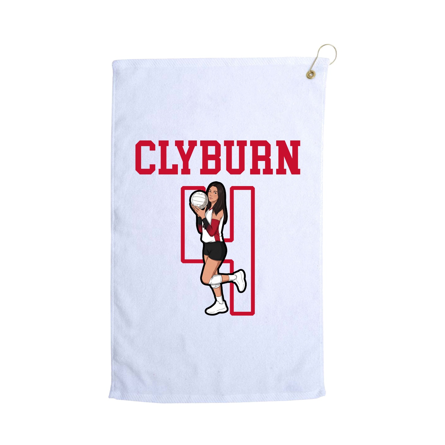 Golf Towel — Shirsey in White