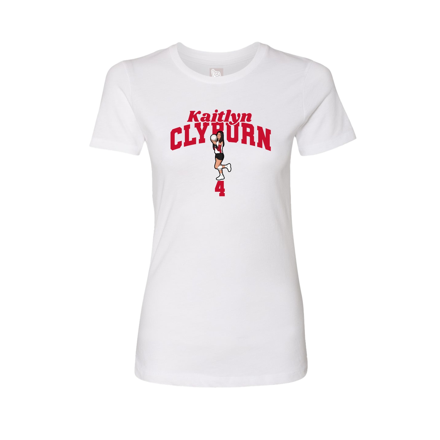 Womens Tee — Signature Arch in White