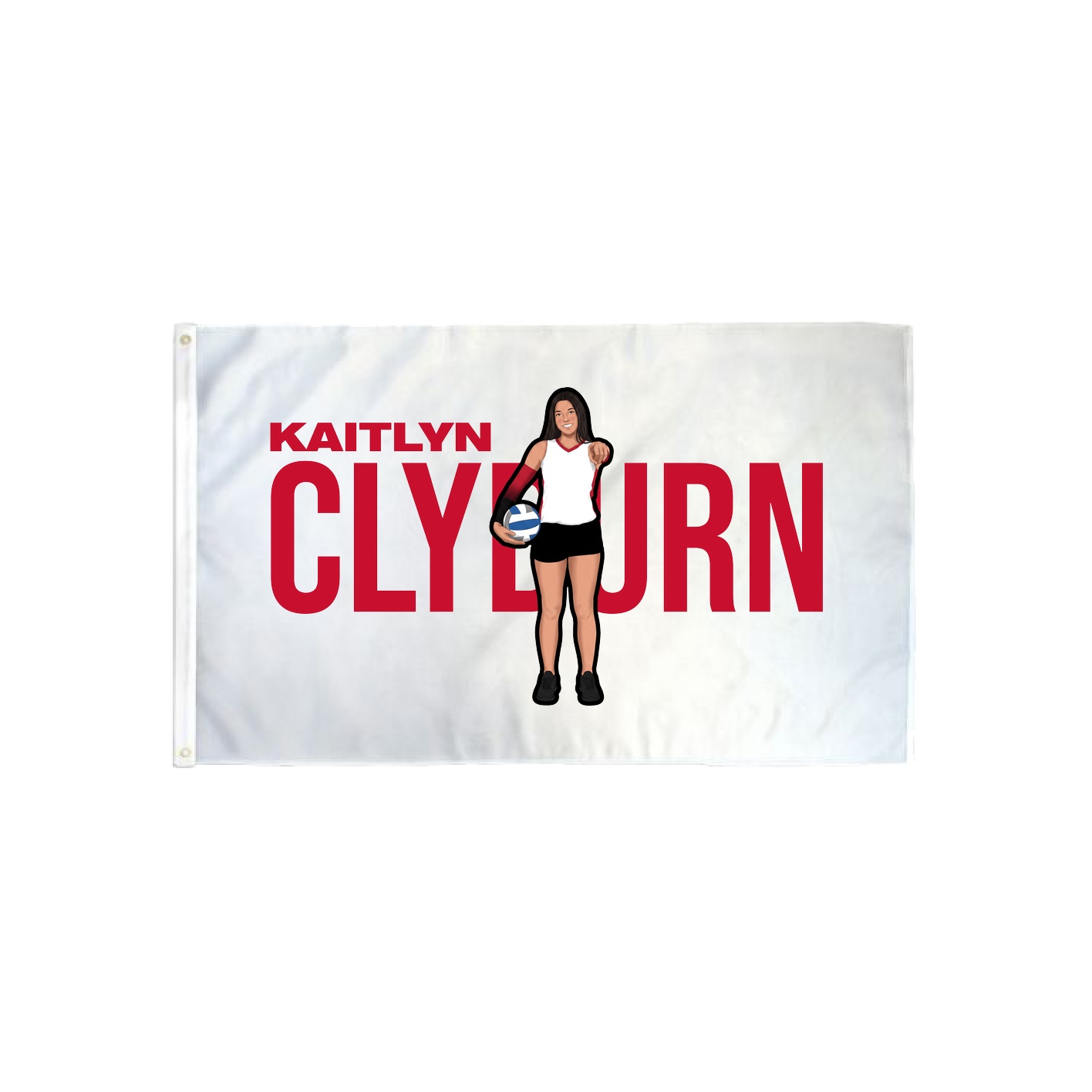 3x5 Flag — Player Name in Classic