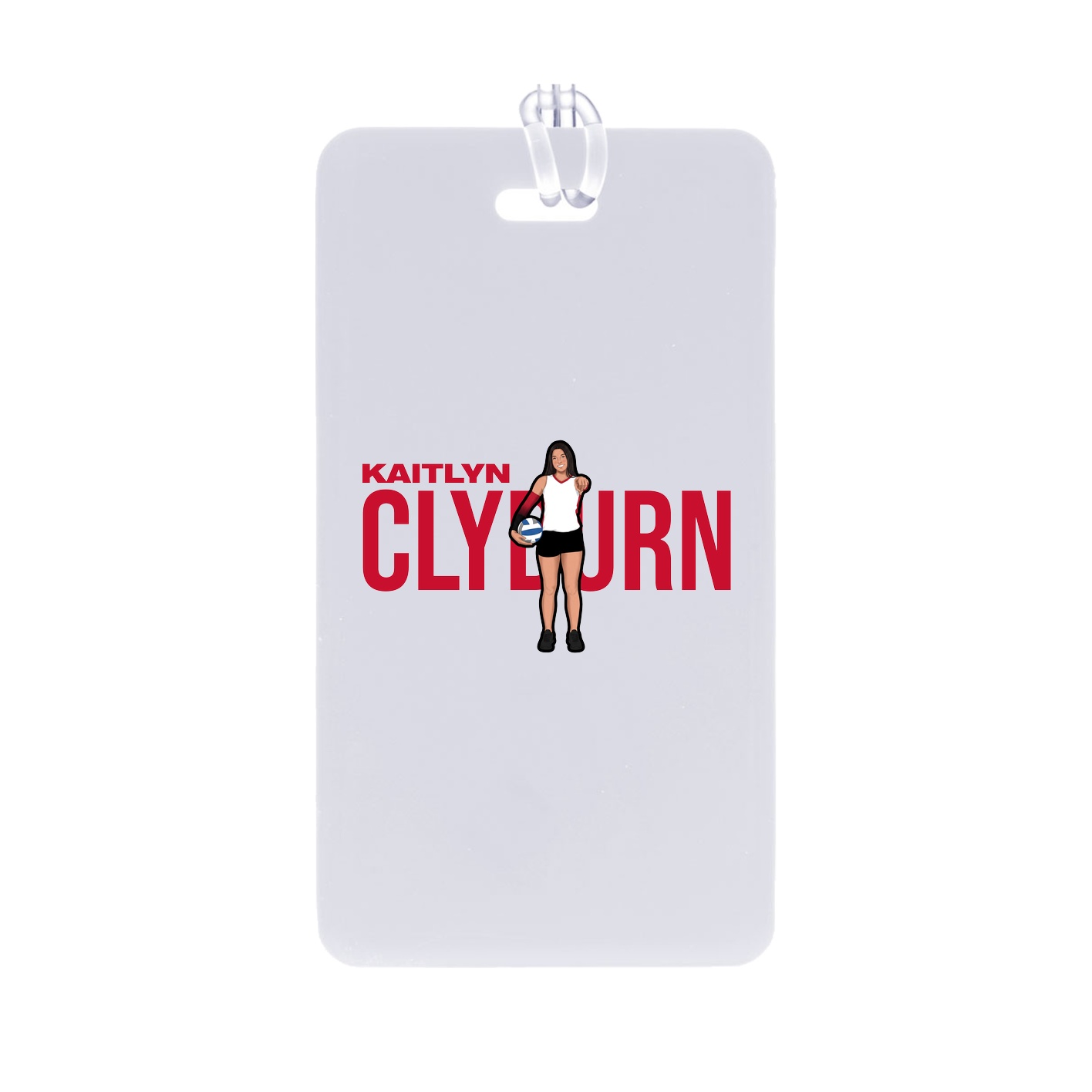 Bag Tag — Player Name in Classic