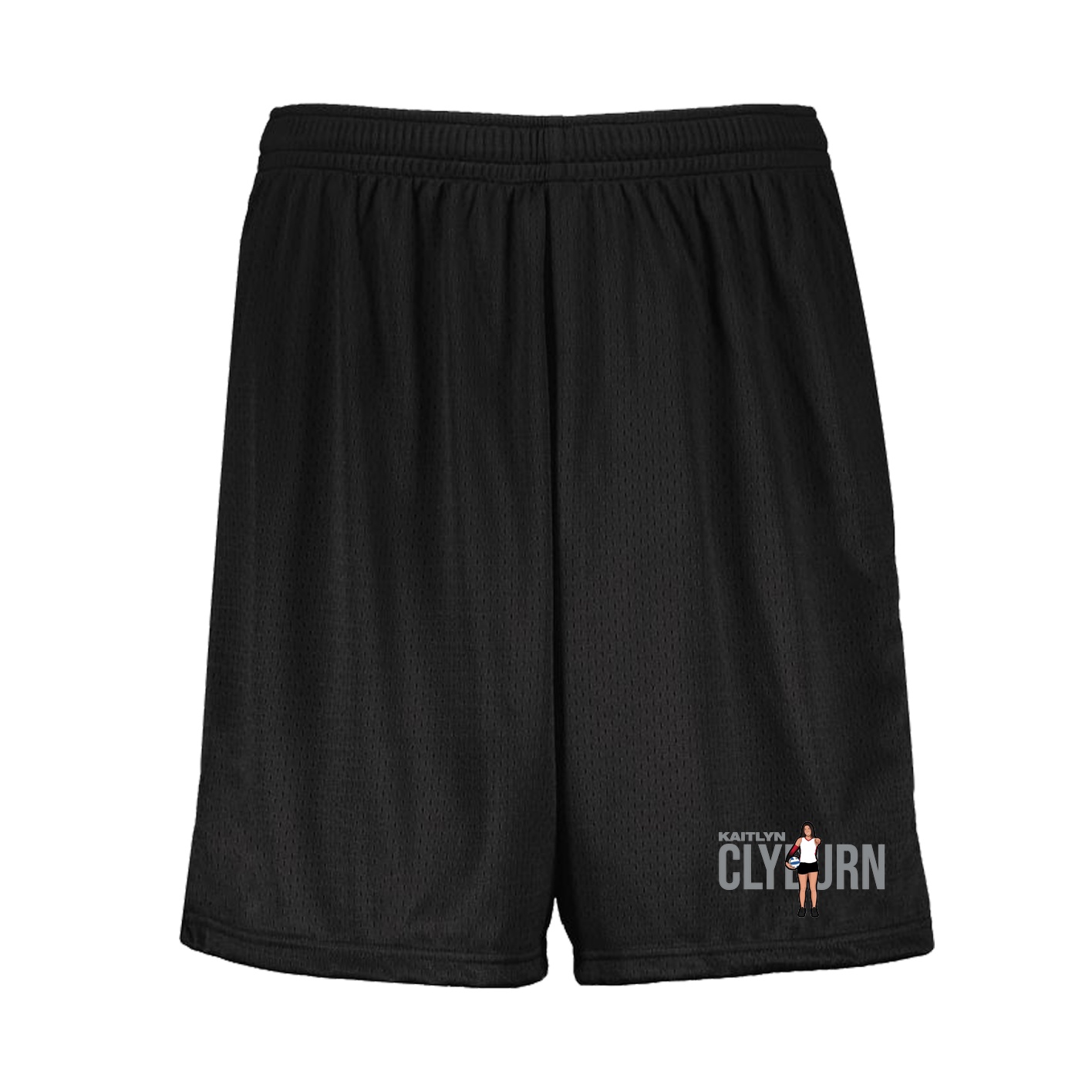 Shorts — Player Name in Black