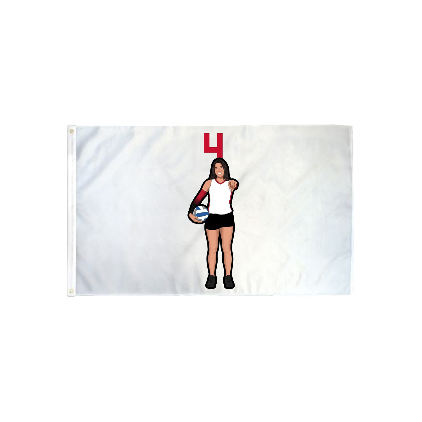 3x5 Flag — Number Top in Classic