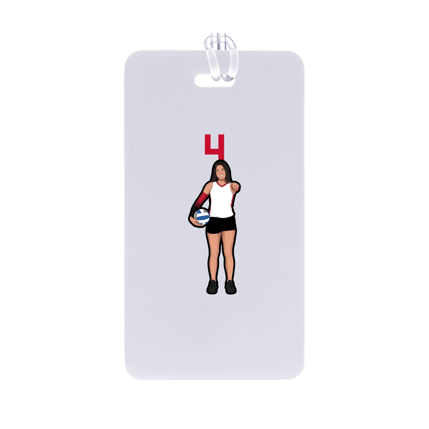 Bag Tag — Number Top in Classic