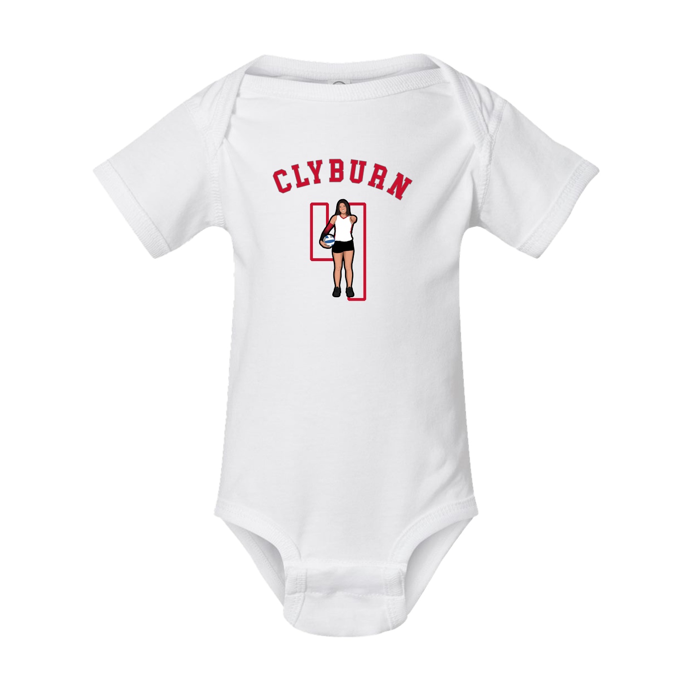 Baby Onesie — Shirsey Arch in White