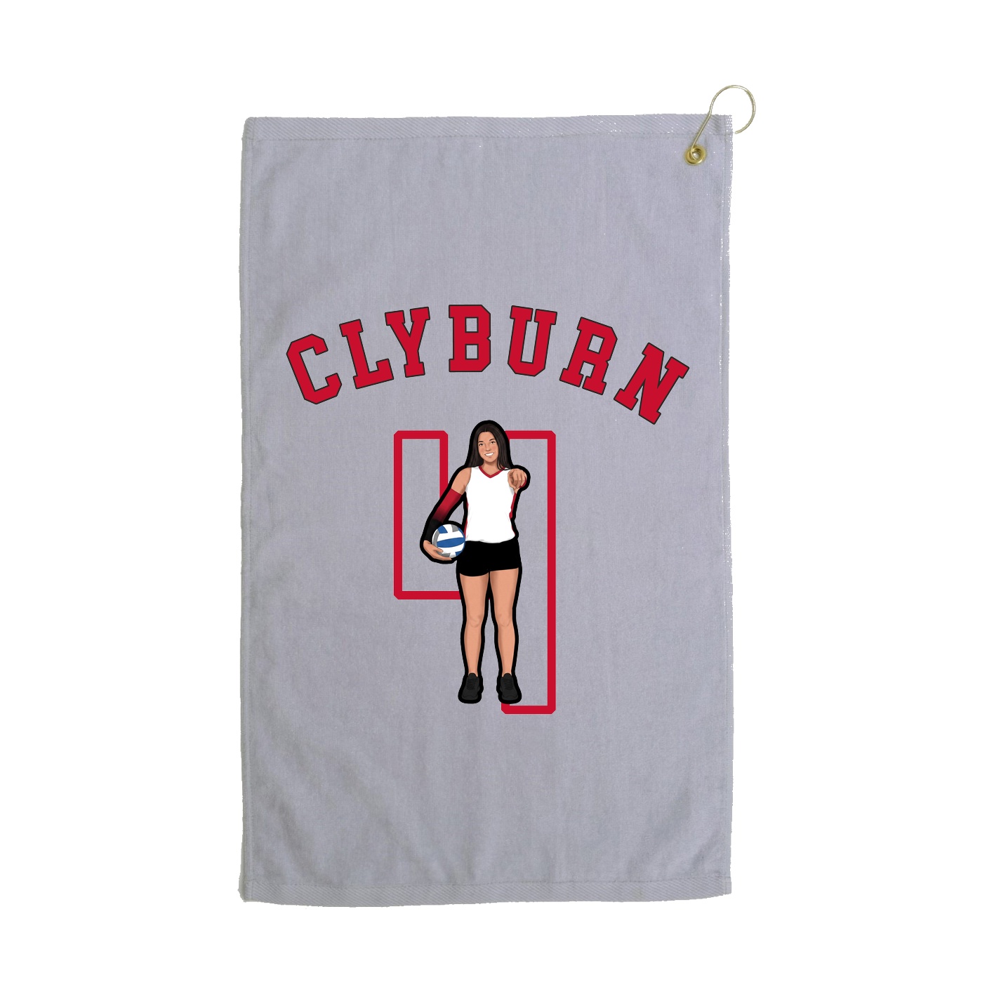 Golf Towel — Shirsey Arch in Grey