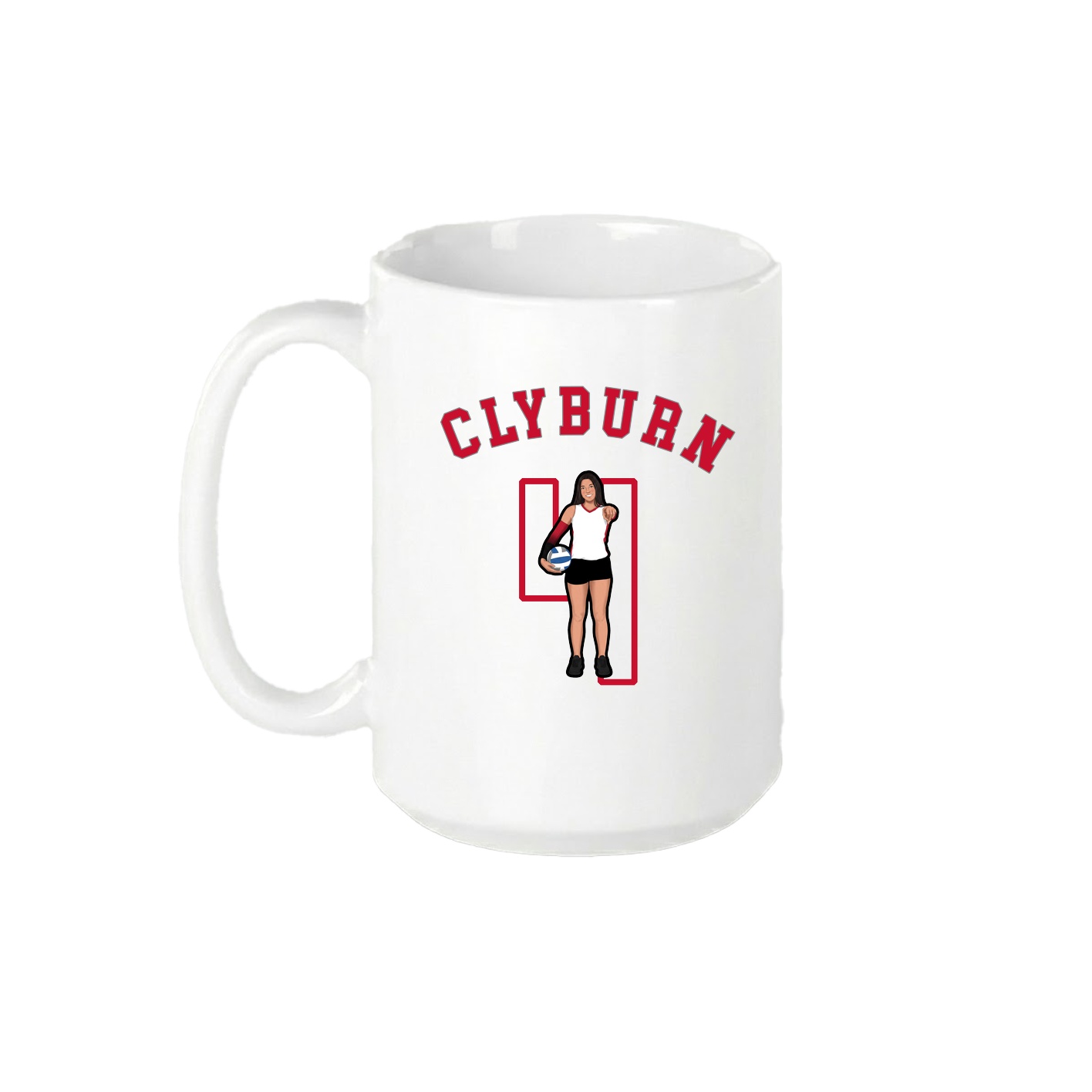 15oz Coffee Mug — Shirsey Arch in White