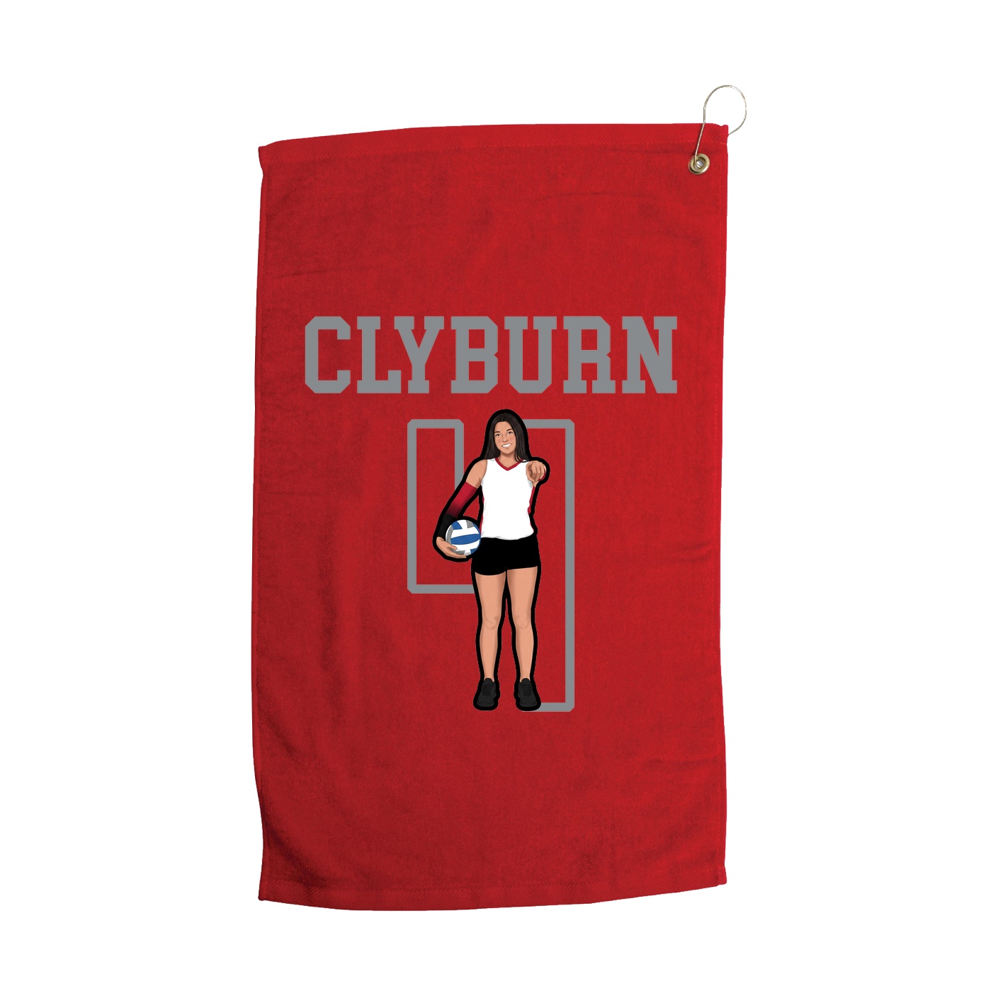 Golf Towel — Shirsey in Red