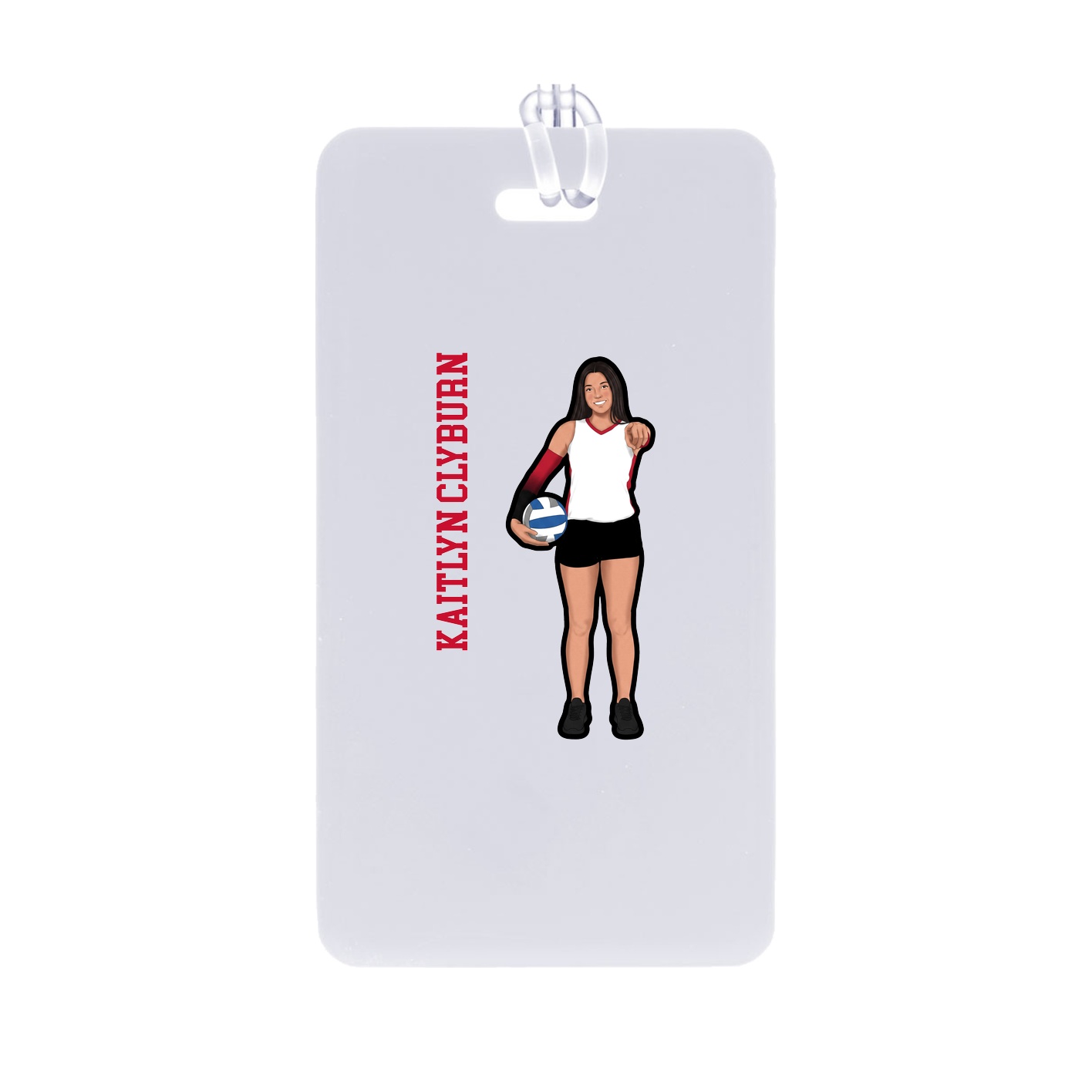 Bag Tag — Name Vertical in Classic