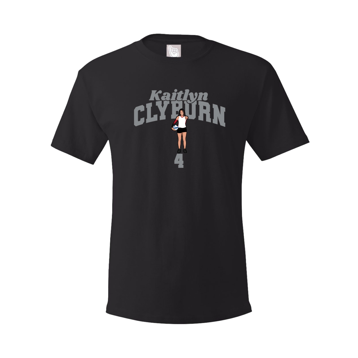 Youth Tee — Signature Arch in Black