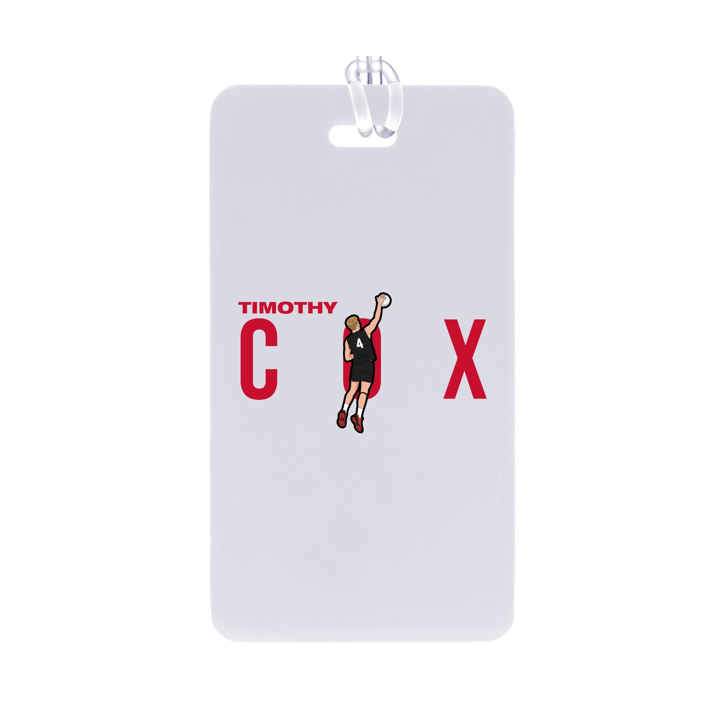 Bag Tag — Player Name in Classic
