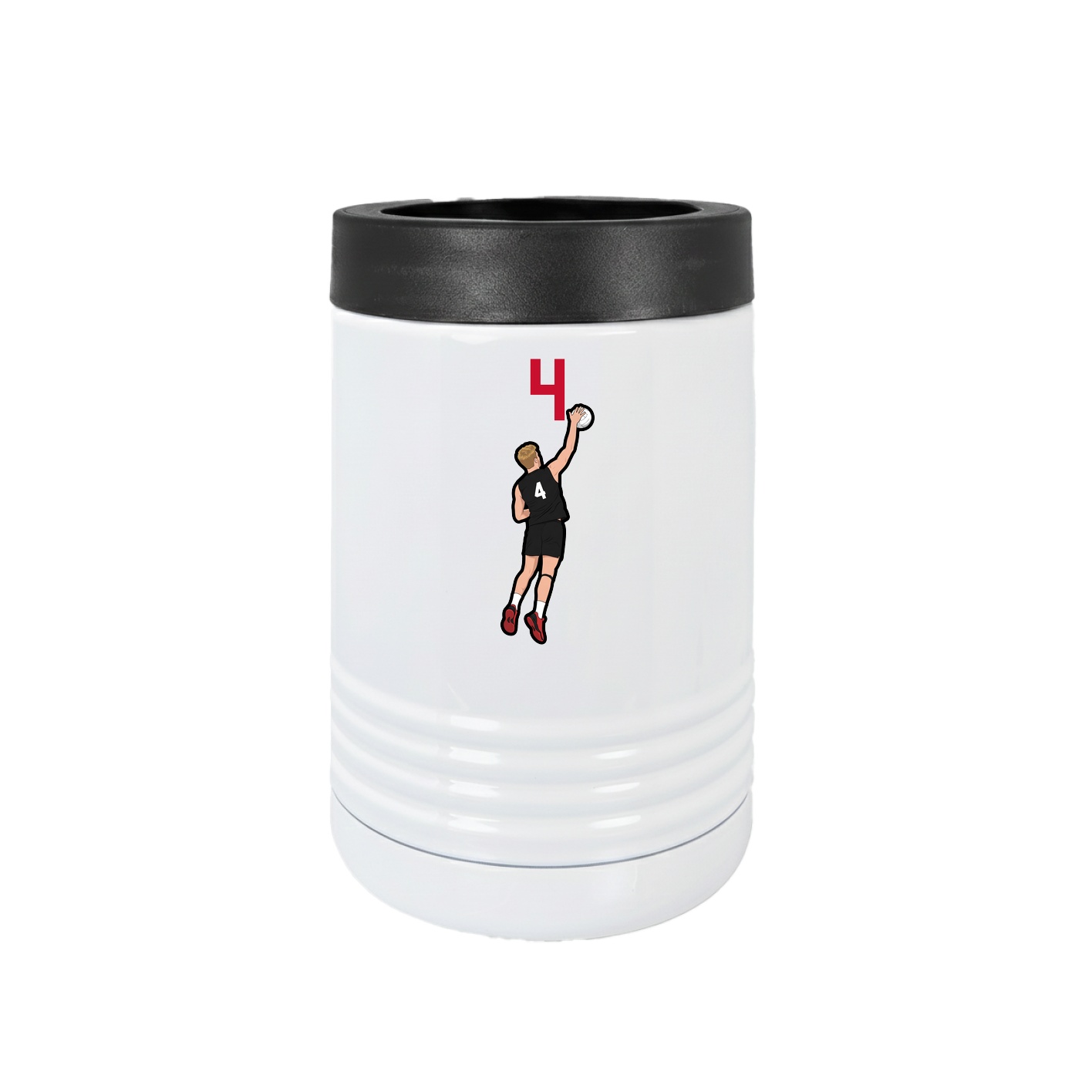 Beverage Holder — Number Top in White
