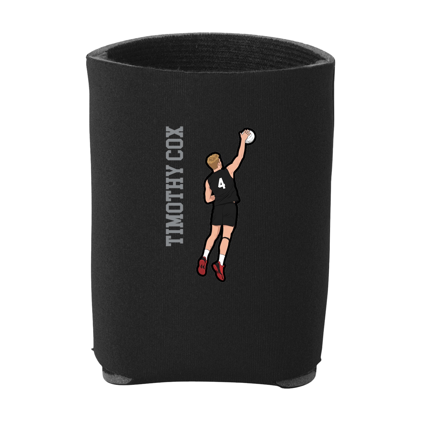 Can Holder — Name Vertical in Black