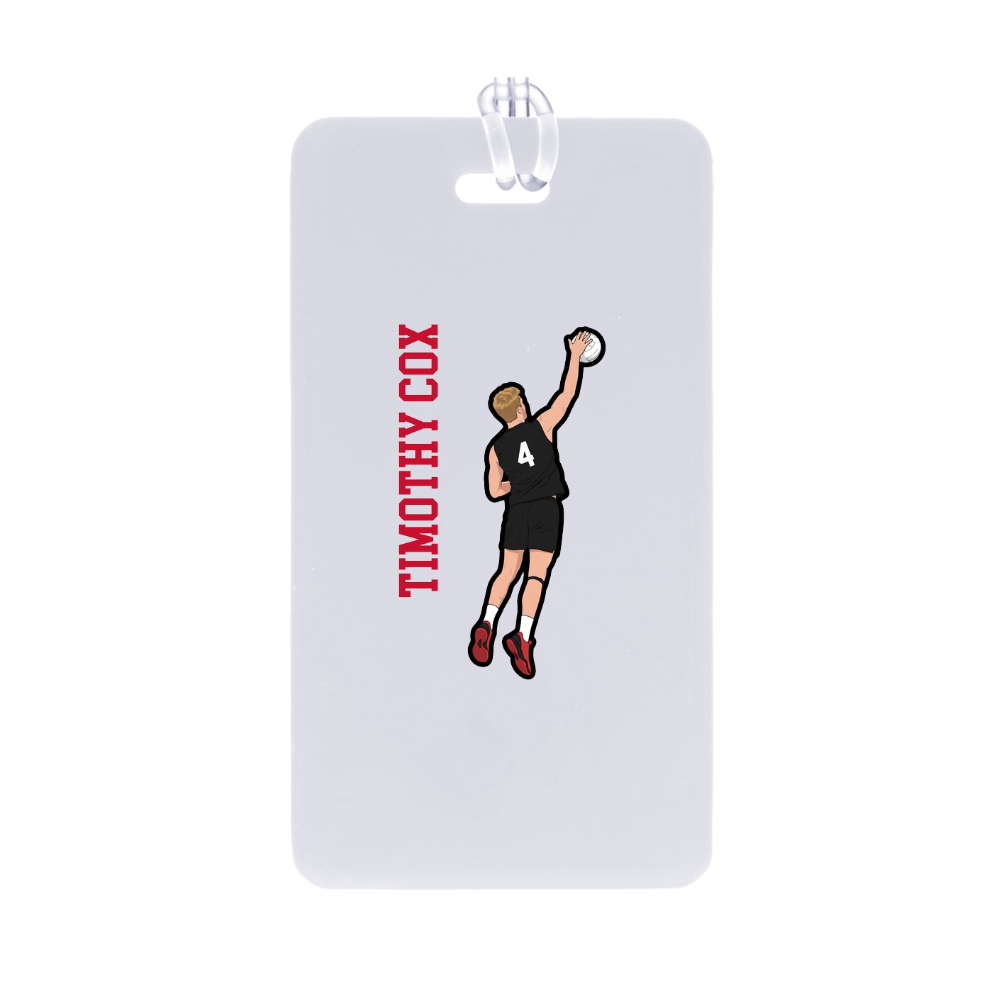 Bag Tag — Name Vertical in Classic