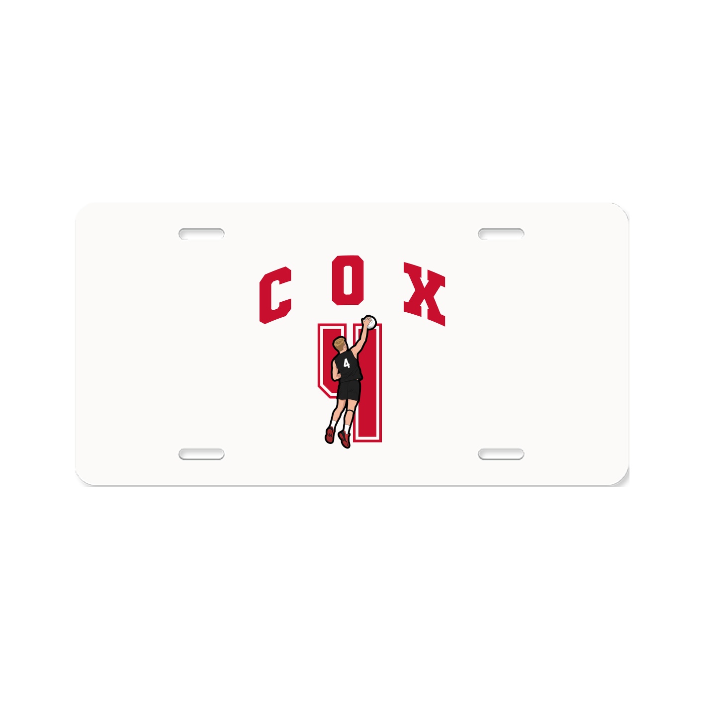 License Plate — Number in Classic