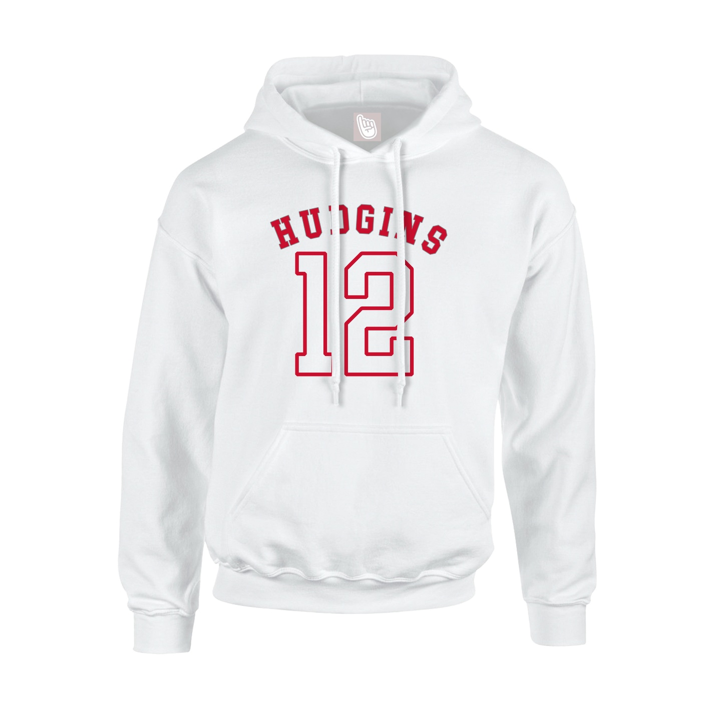 Youth Hoodie — Shirsey Arch in White