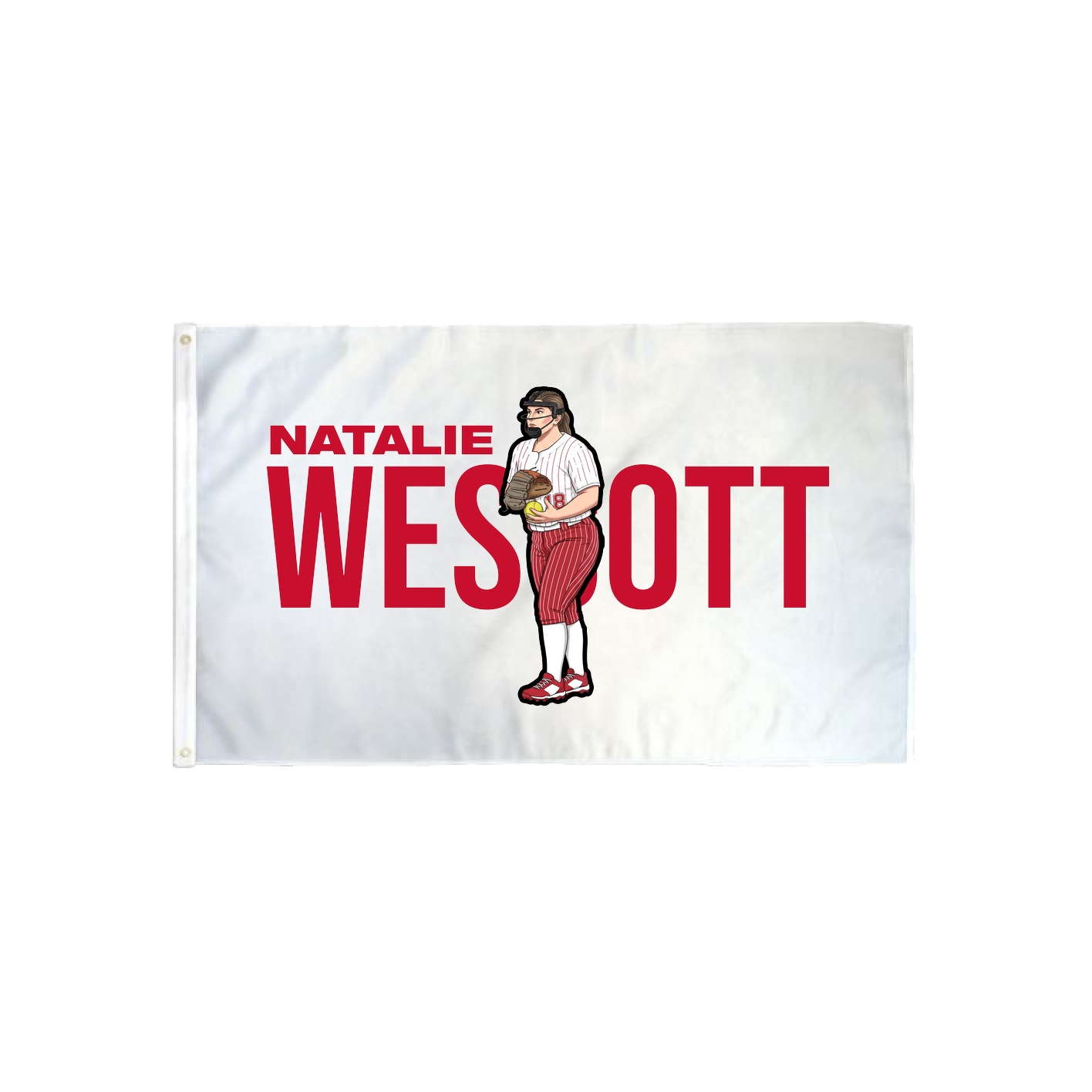 3x5 Flag — Player Name in Classic