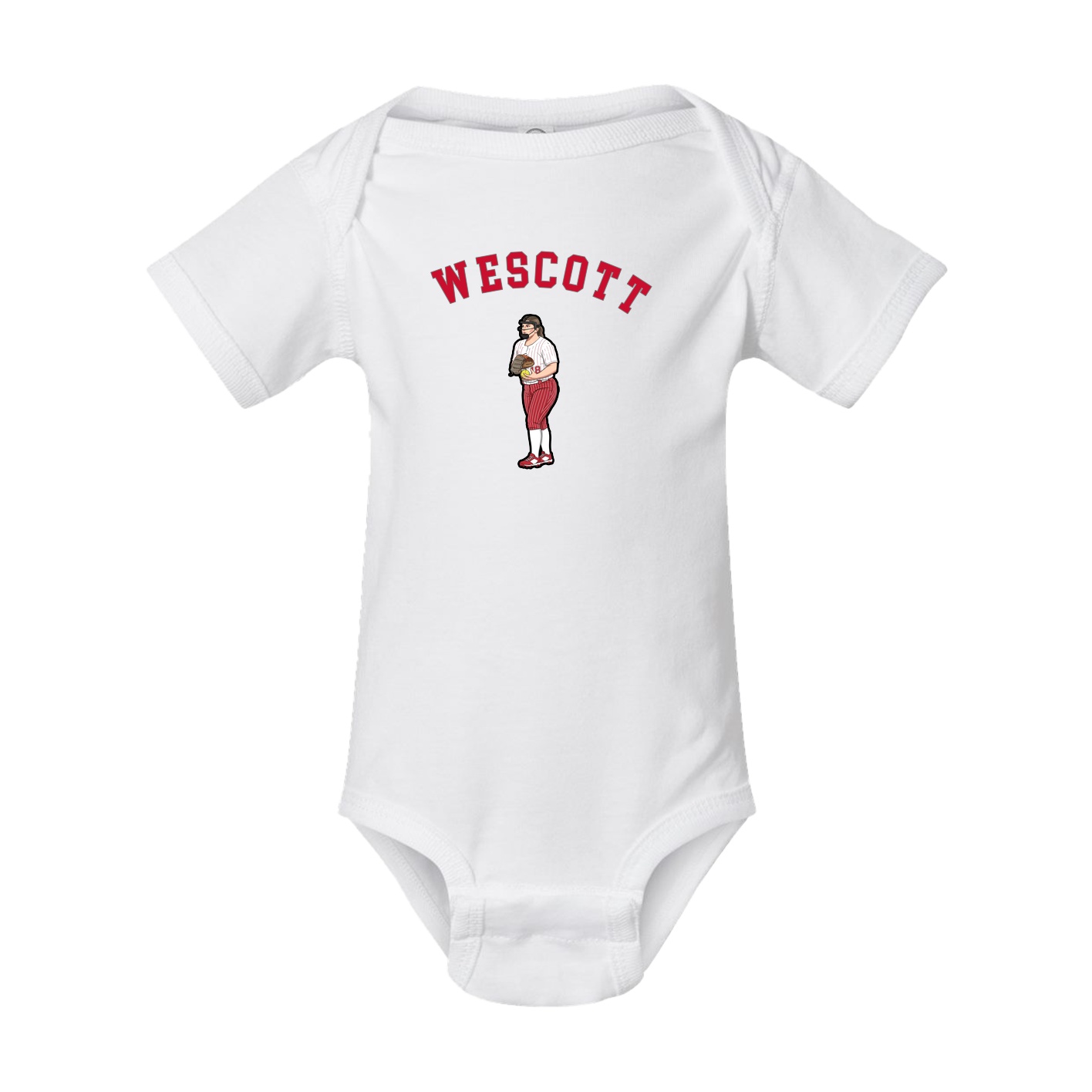 Baby Onesie — Shirsey Arch in White