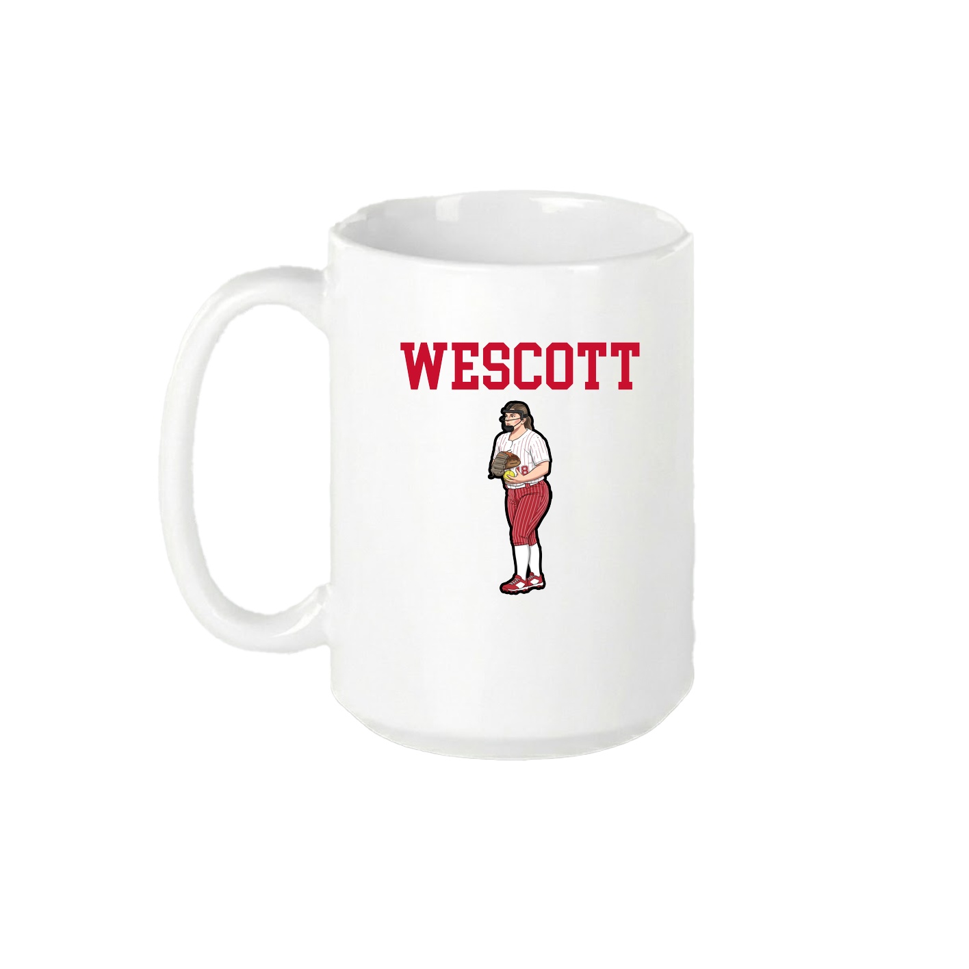 15oz Coffee Mug — Shirsey in White