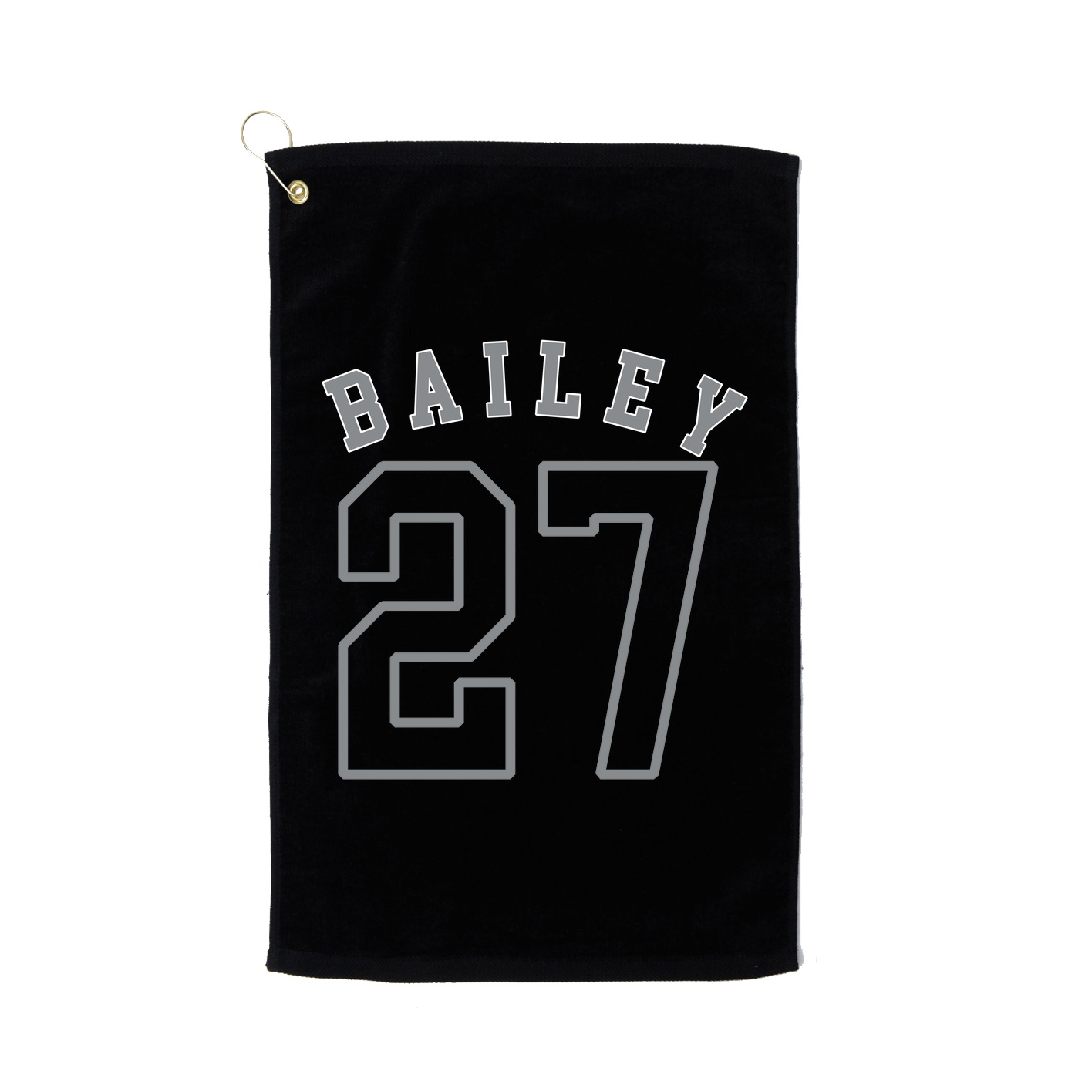 Golf Towel — Shirsey Arch in Black
