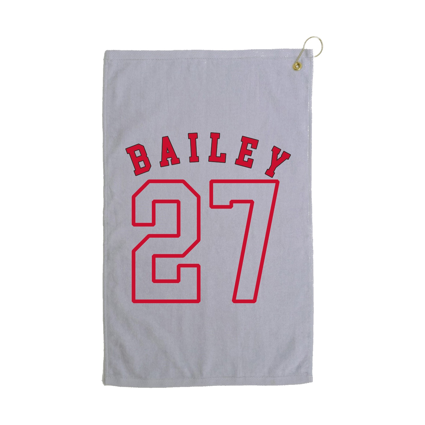 Golf Towel — Shirsey Arch in Grey