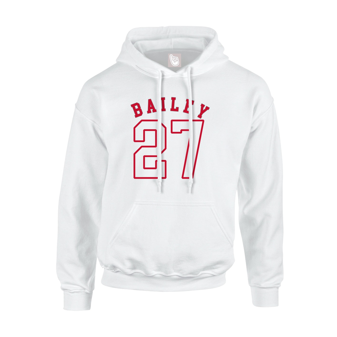 Hoodie — Shirsey Arch in White