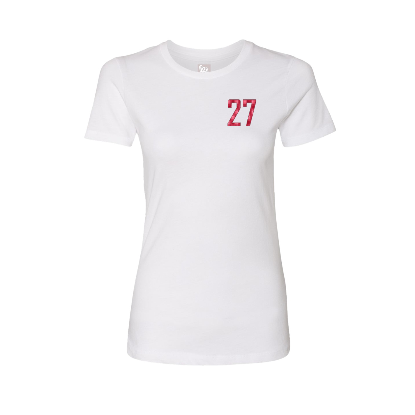 Fitted Women's Tee — Front Shirsy in White