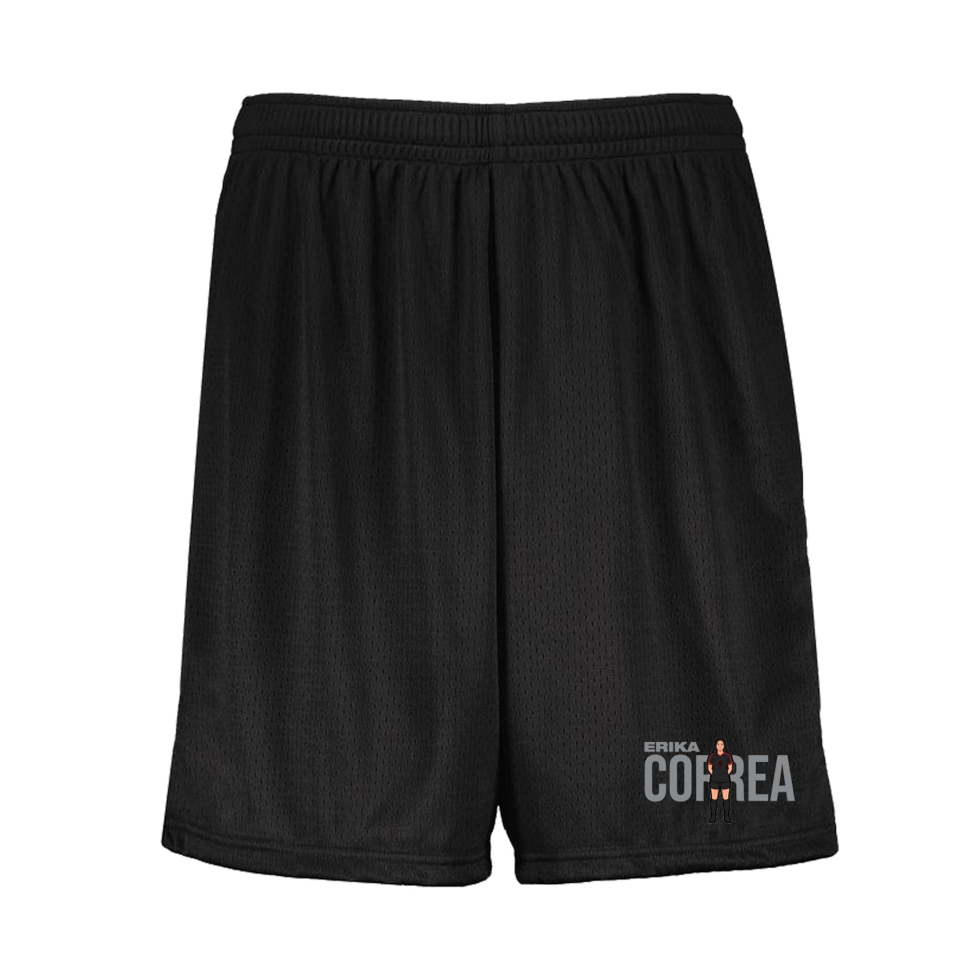 Shorts — Player Name in Black