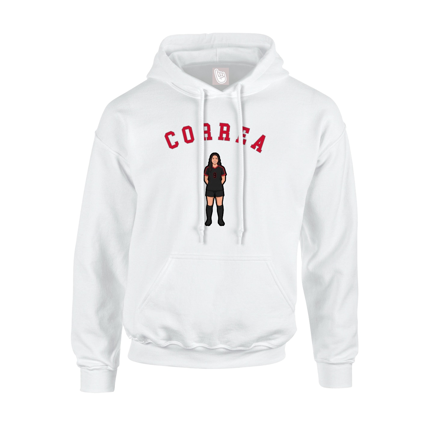 Youth Hoodie — Shirsey Arch in White