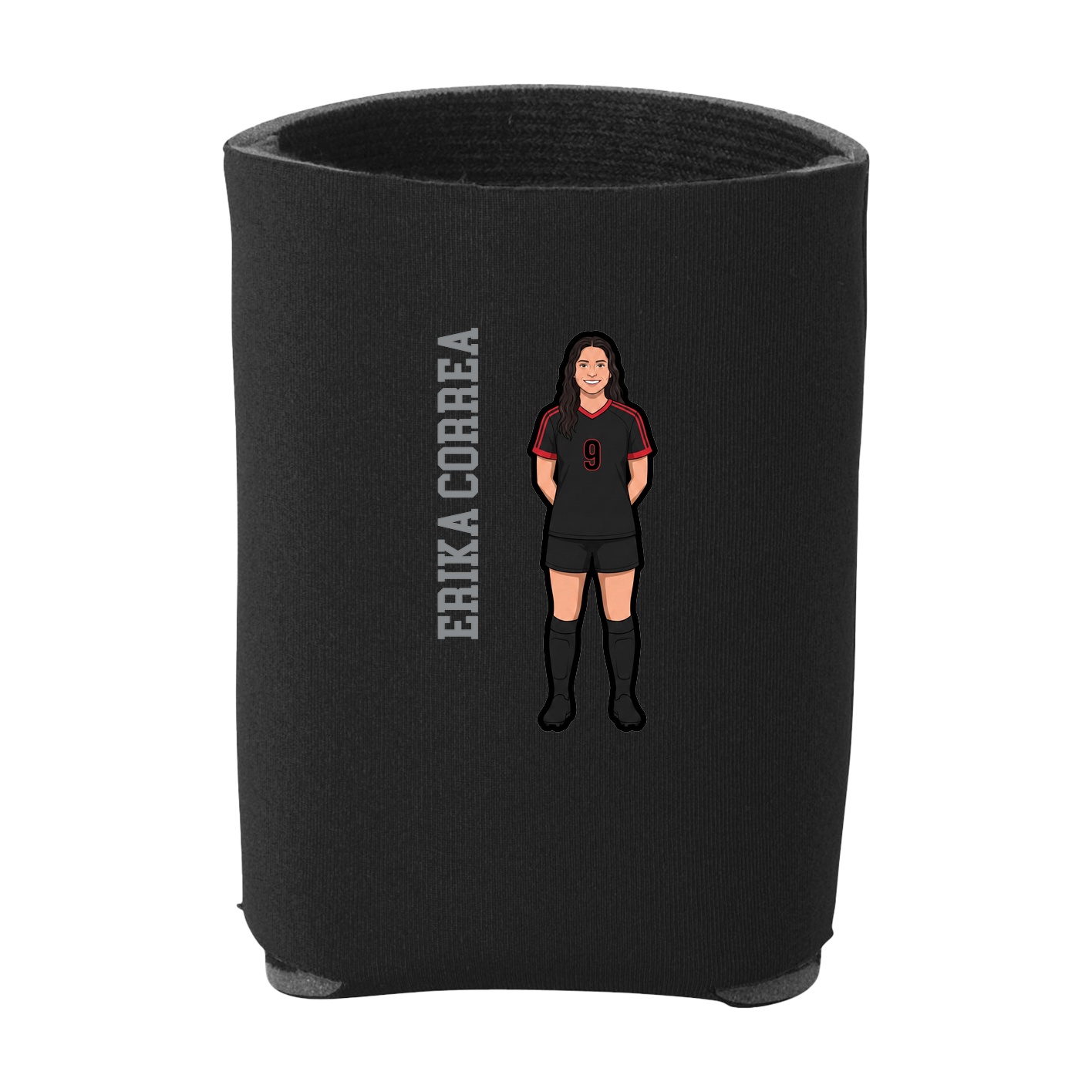 Can Holder — Name Vertical in Black