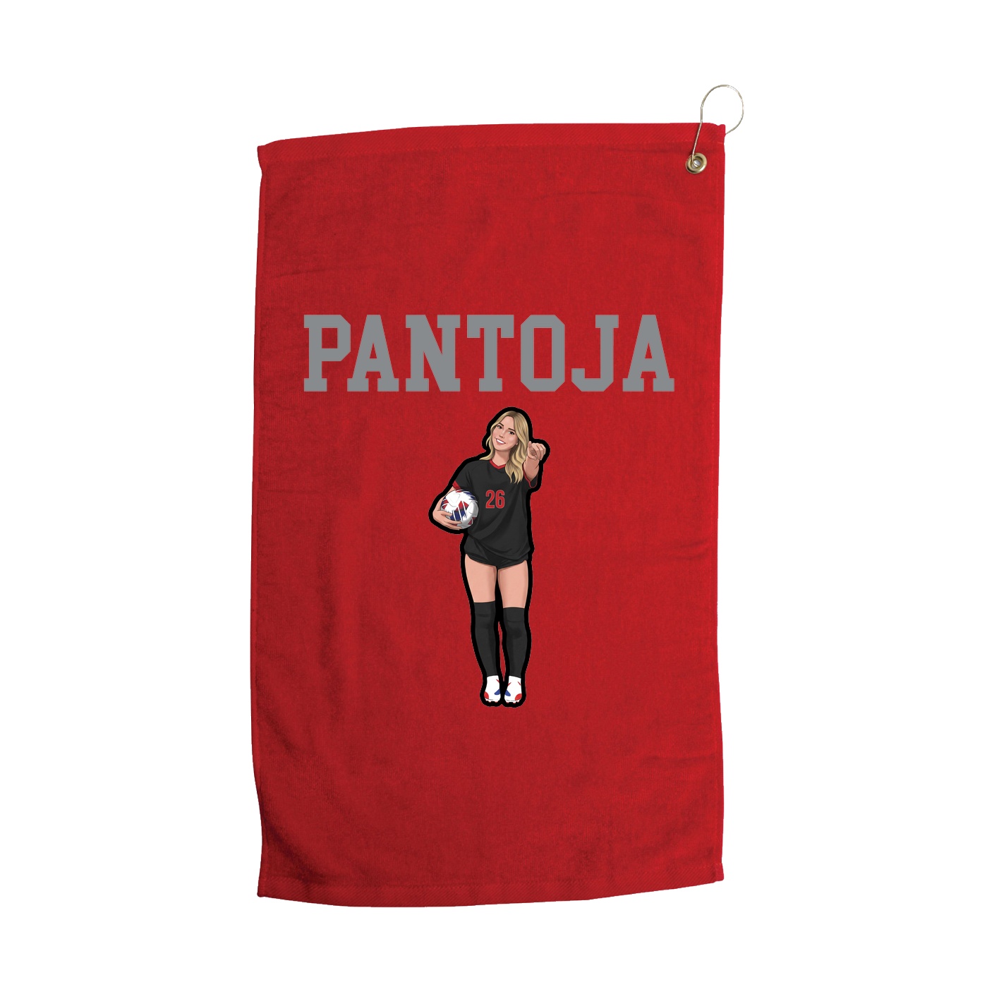 Golf Towel — Shirsey in Red