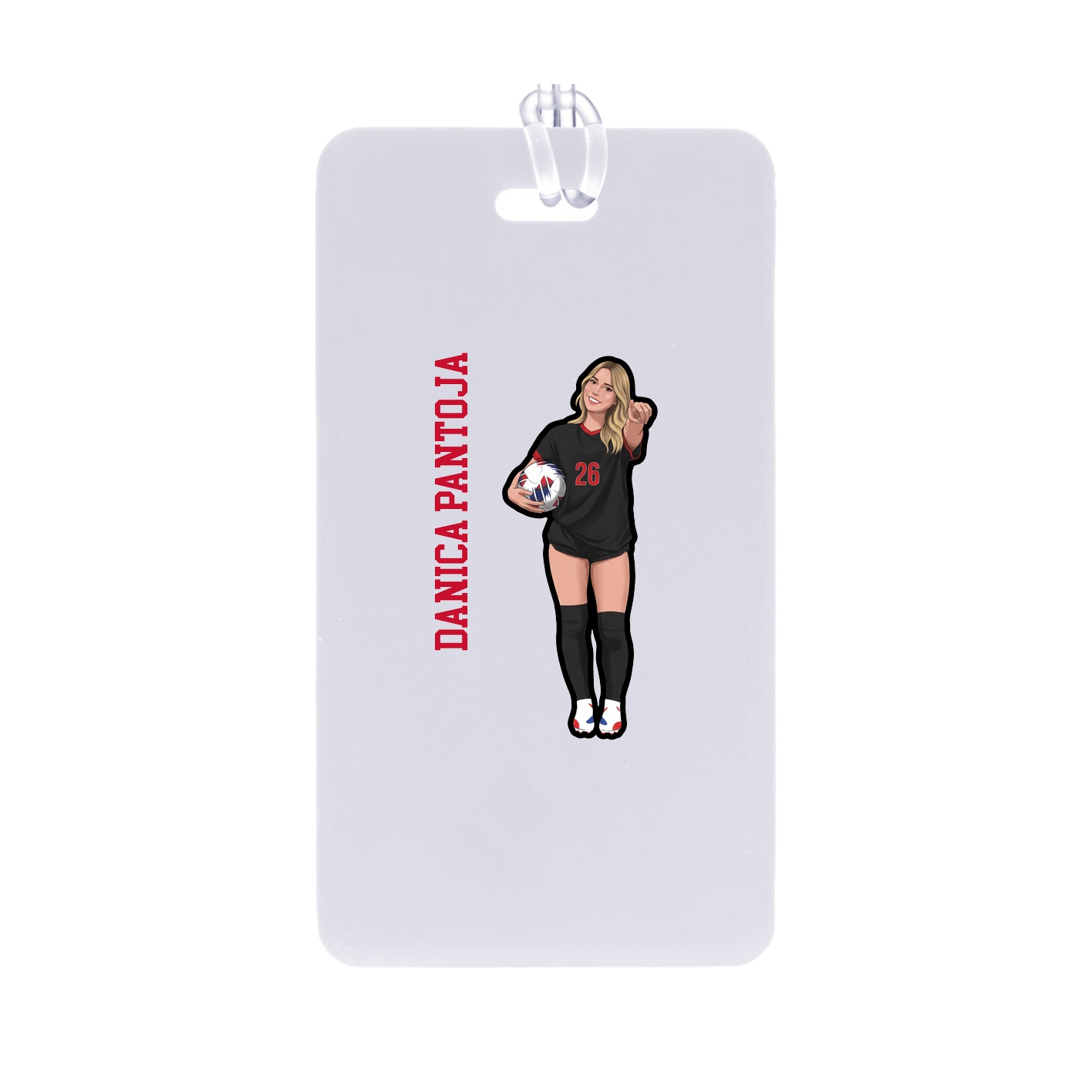 Bag Tag — Name Vertical in Classic