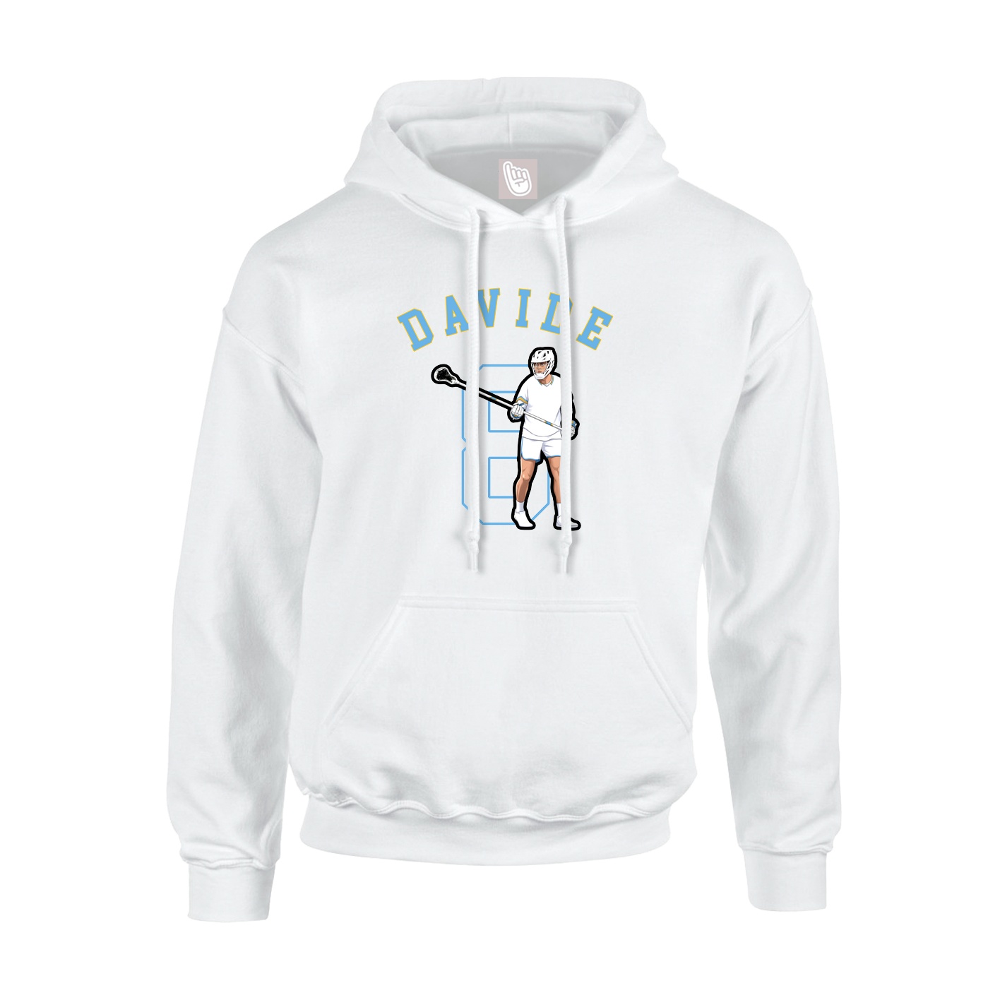 Hoodie — Shirsey Arch in White