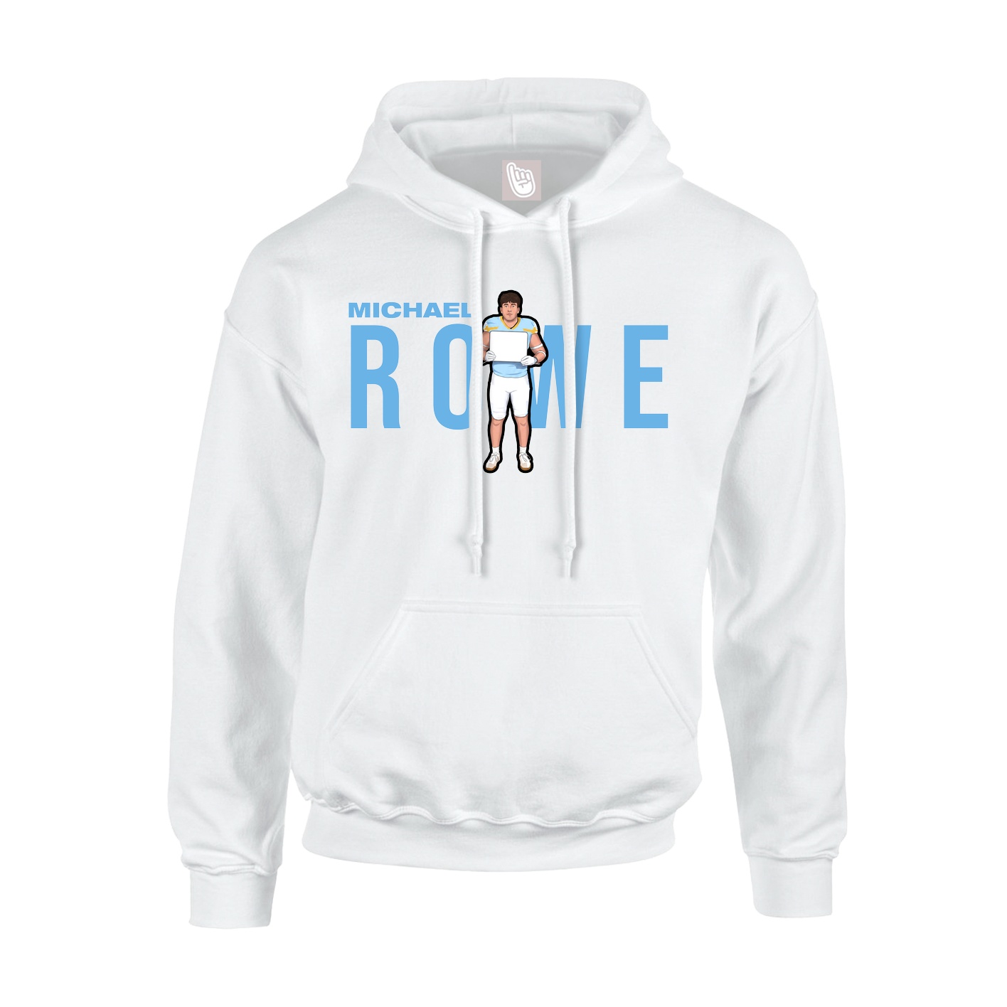 Youth Hoodie — Player Name in White